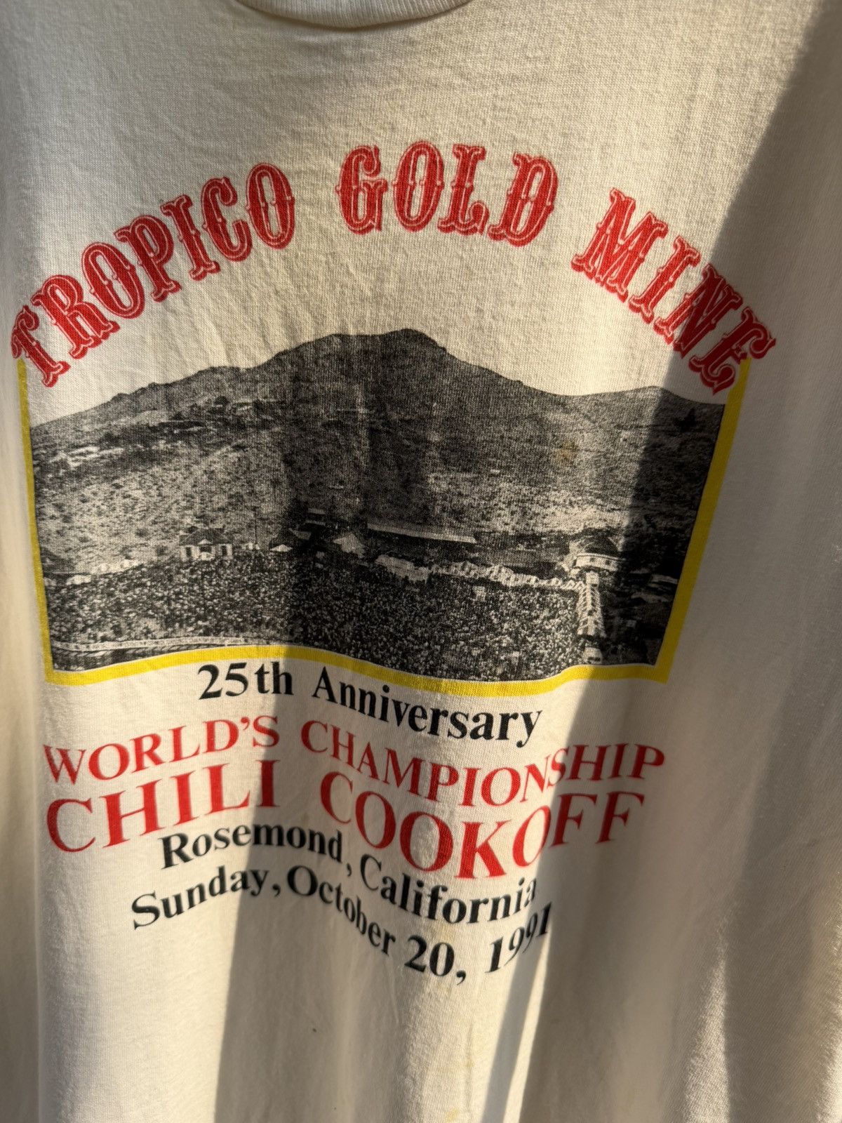 Band Tees 1991 “Tropico Gold Mine -World’s Championship Chili Cookoff Size US XL / EU 56 / 4 - 2 Thumbnail