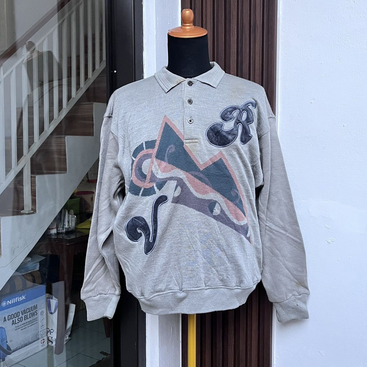 Valentino × Vintage 💸Accept Offer💸 Vintage Rudolph Valentino Button Knitwear Size US L / EU 52-54 / 3 - 1 Thumbnail