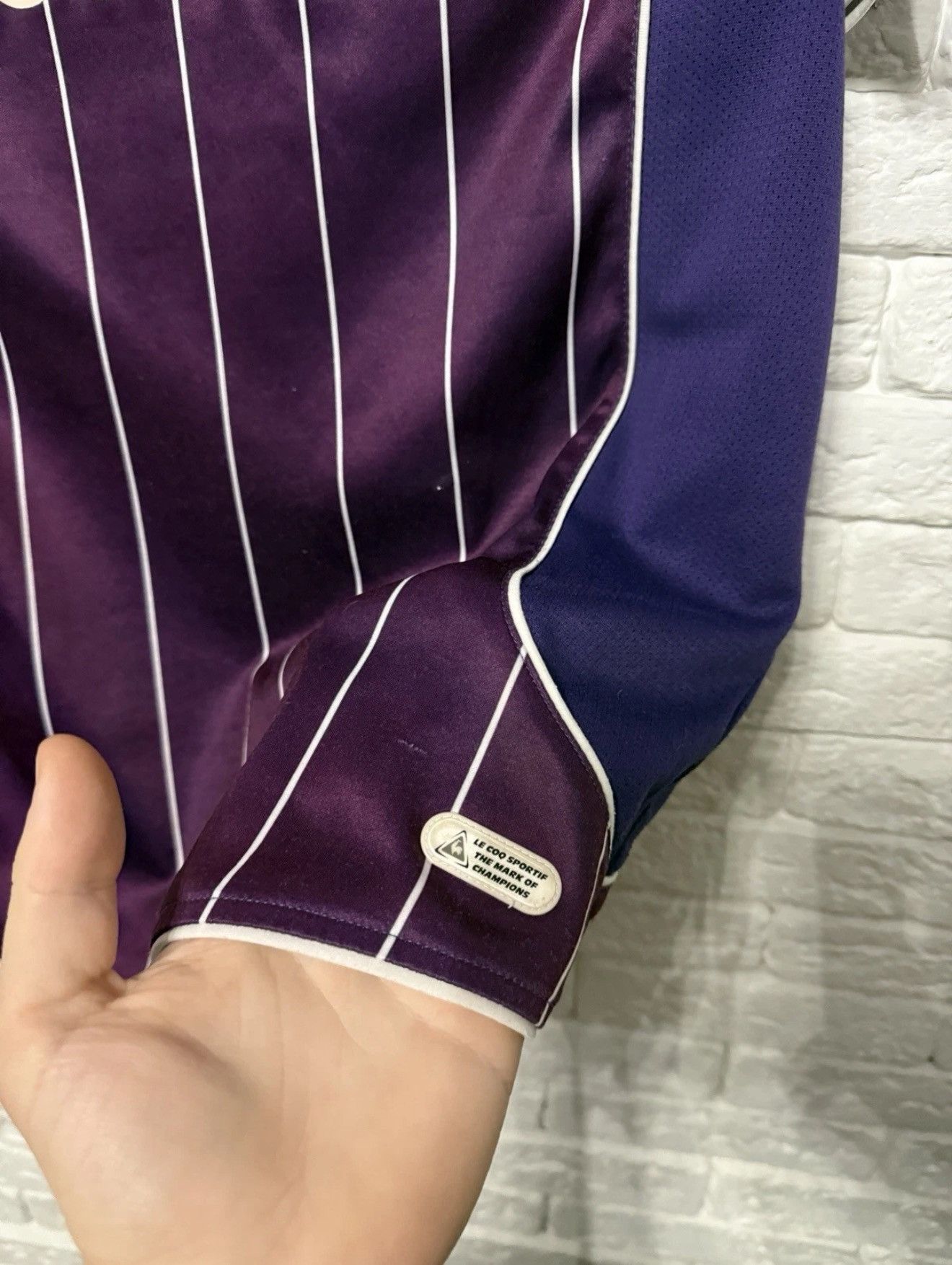 Le Coq Sportif Vintage Le Coq Sportif Manchester City 07/08 Away Jersey Size US M / EU 48-50 / 2 - 4 Thumbnail