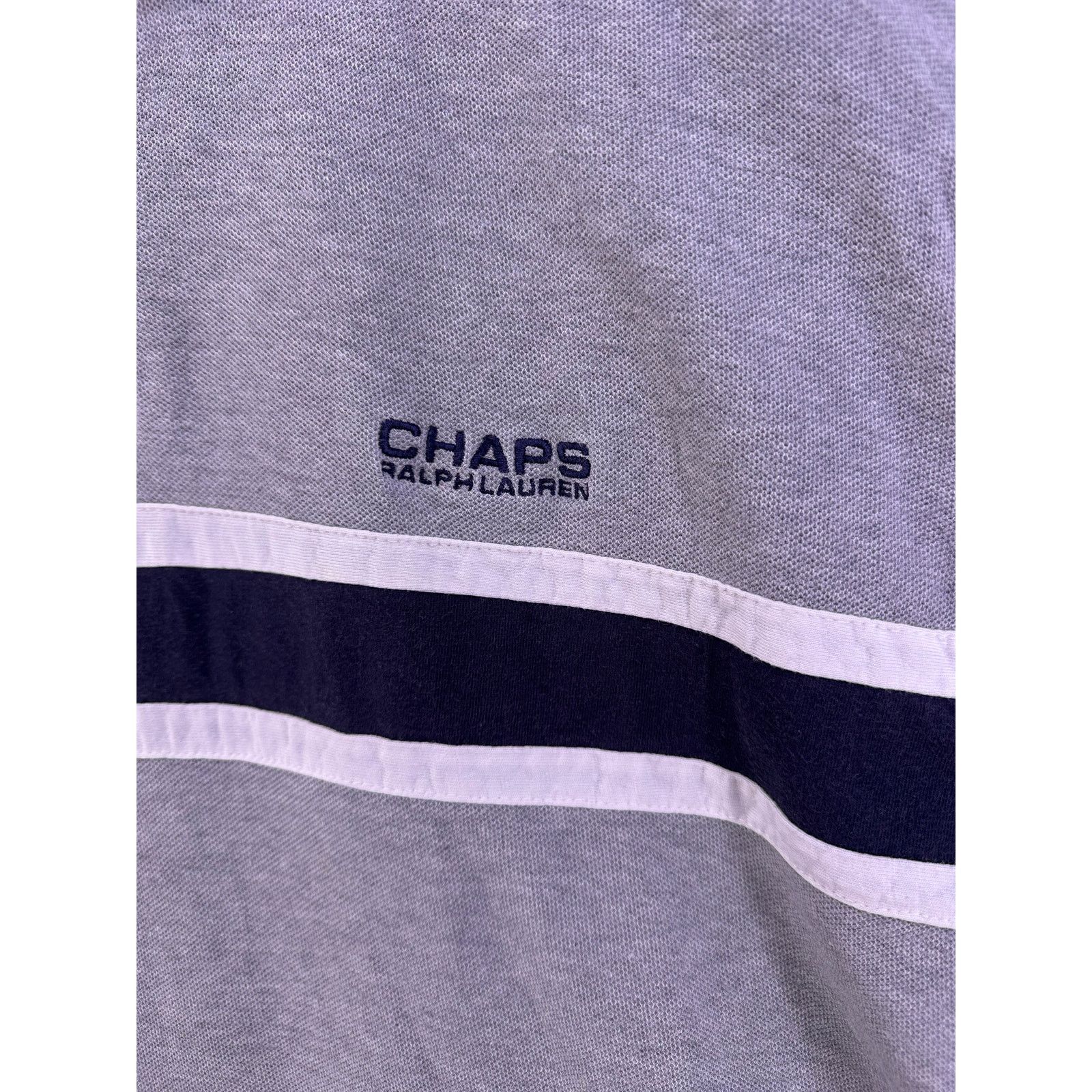 Champs Sport Vintage Champs X Ralph Lauren Gray/Navy Polo Shirts Size XL Size US XL / EU 56 / 4 - 6 Thumbnail