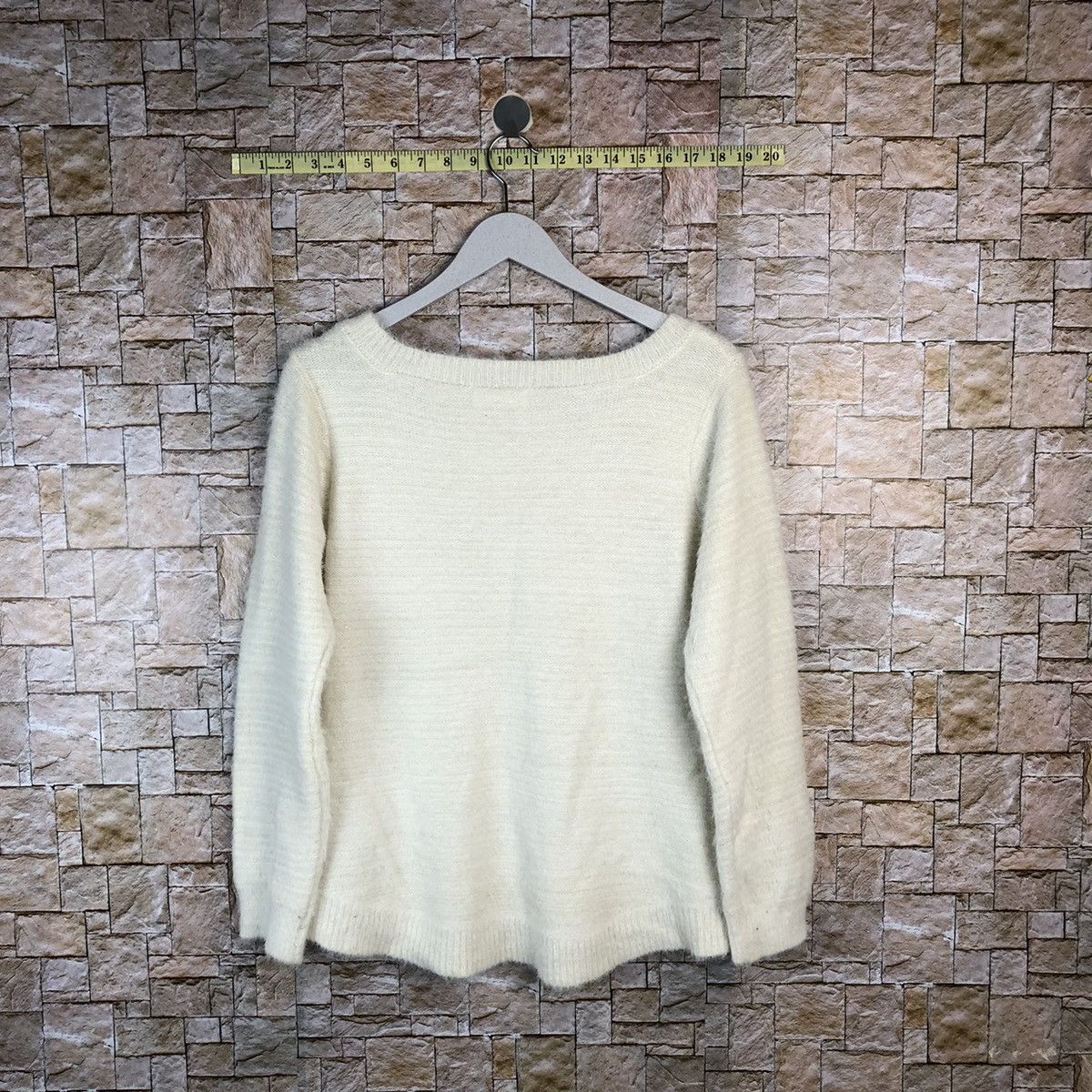 Homespun Knitwear × Japanese Brand Grove vintage White Knitwear #A1100 Size M / US 6-8 / IT 42-44 - 12 Thumbnail