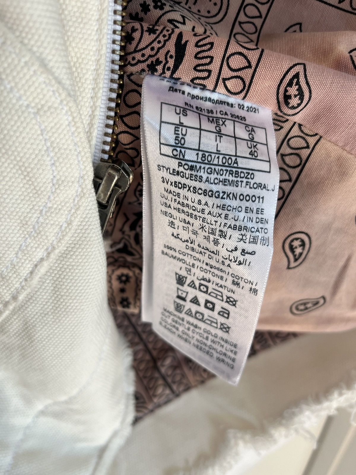 Alchemist × Guess Alchemist x Guess USE Denim Canvas Coat L Size US L / EU 52-54 / 3 - 6 Thumbnail
