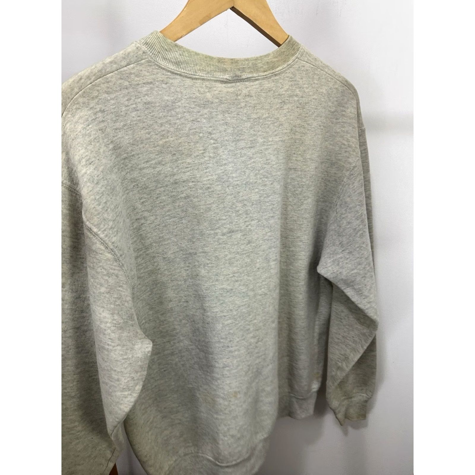 Vintage VTG Z. Cavaricci Sweatshirt Mens L Heather Gray Pullover High Waisted Denim Jean Promo Crewneck Size L Size US L / EU 52-54 / 3 - 6 Thumbnail