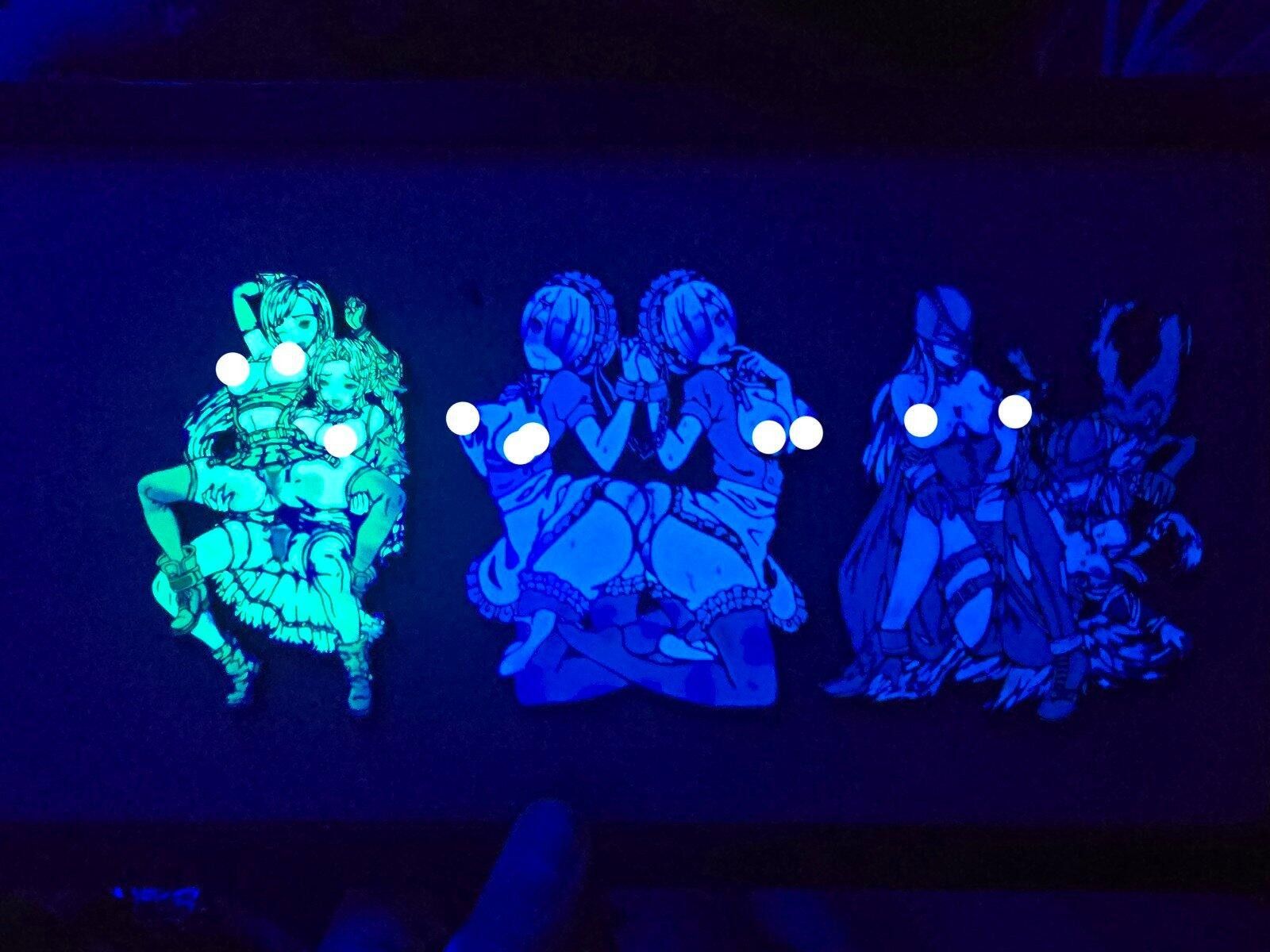 Independent Truck Co. dapingoat lewd enamel pin 3 pack GLOW IN THE DARK Size ONE SIZE - 3 Thumbnail