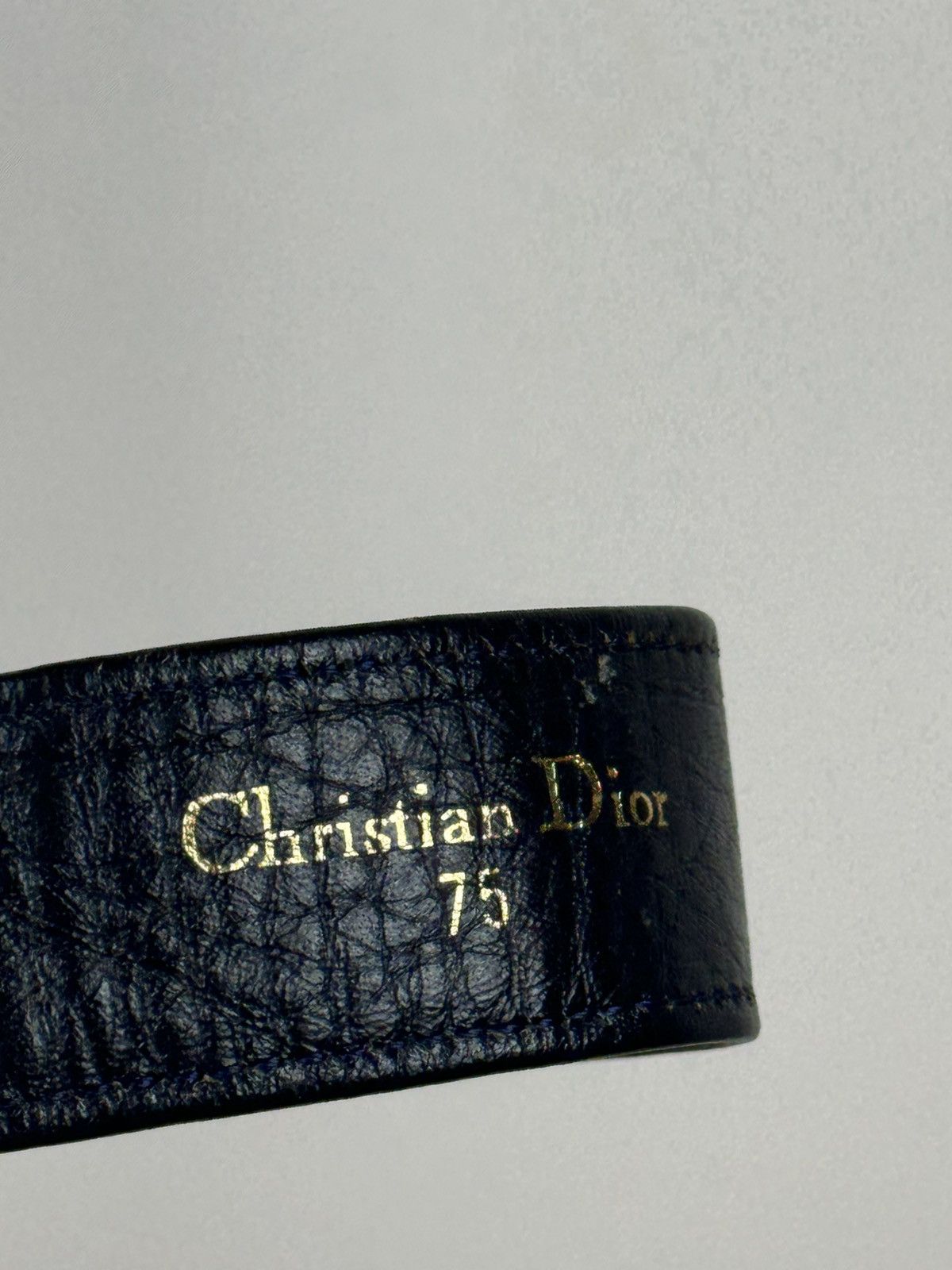 Dior Leather belt Christian Dior CD original luxury casual item Size ONE SIZE - 4 Thumbnail