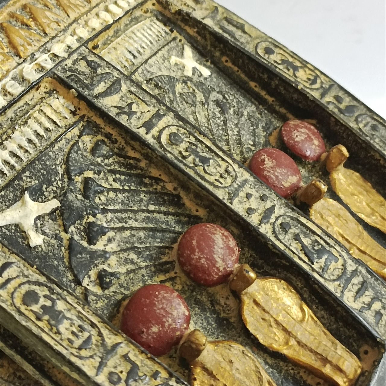 Handmade Egyptian-style of King Tut's throne – Handcrafted Pharaonic Size ONE SIZE - 7 Thumbnail