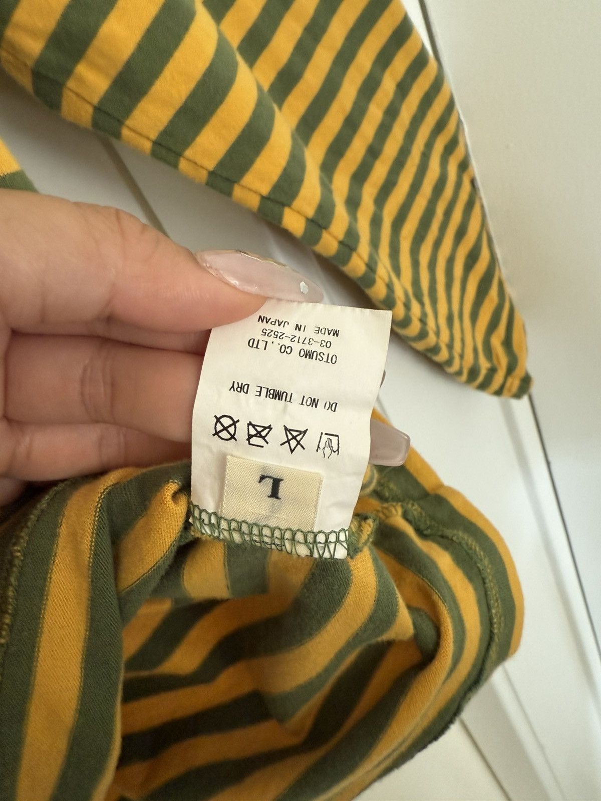Human Made HUMAN MADE (STRMCWBY) " STRIPED LONG SLEEVE Size US L / EU 52-54 / 3 - 5 Thumbnail