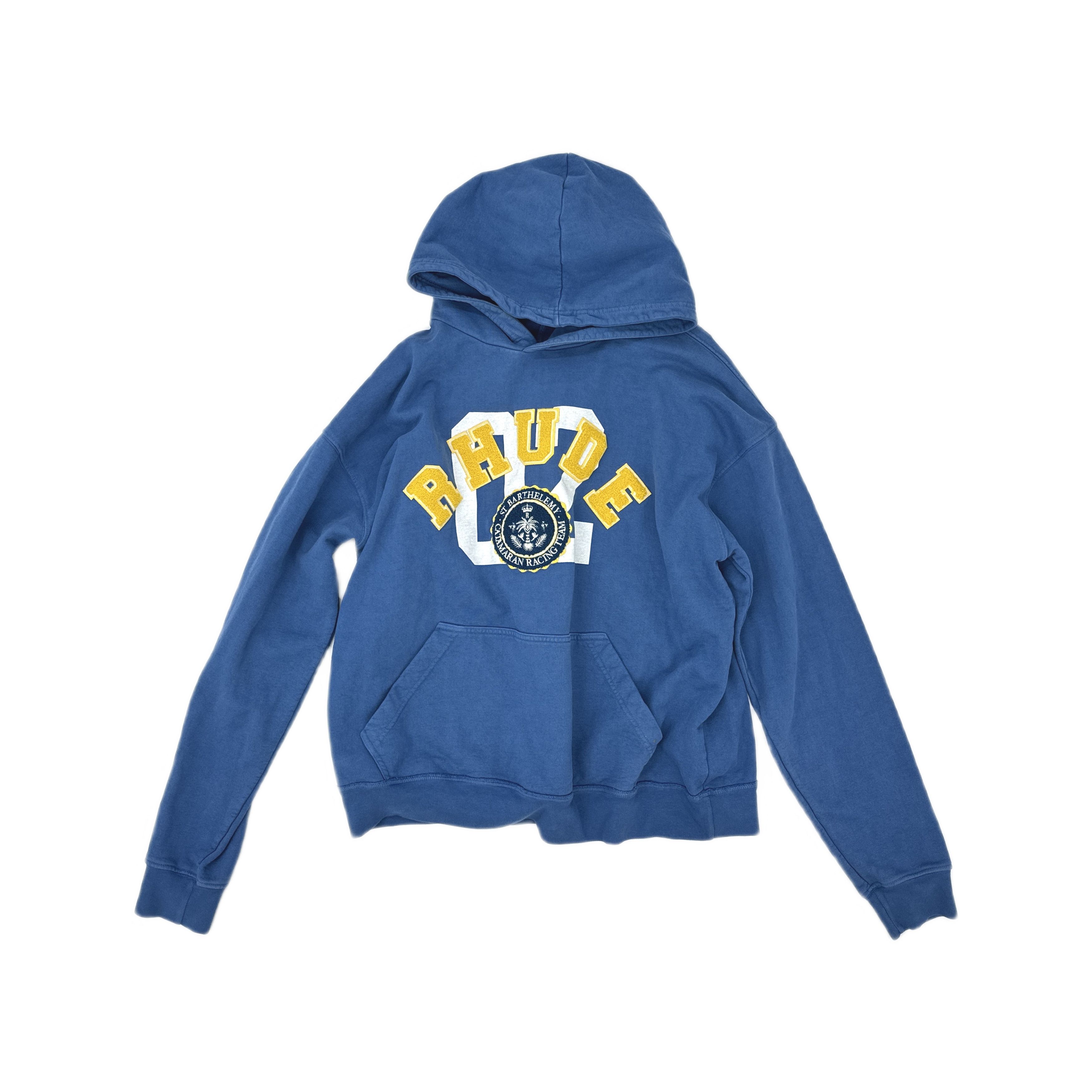 Rhude RHUDE Logo Hooded Sweatshirt Size L Size US L / EU 52-54 / 3 - 1 Thumbnail