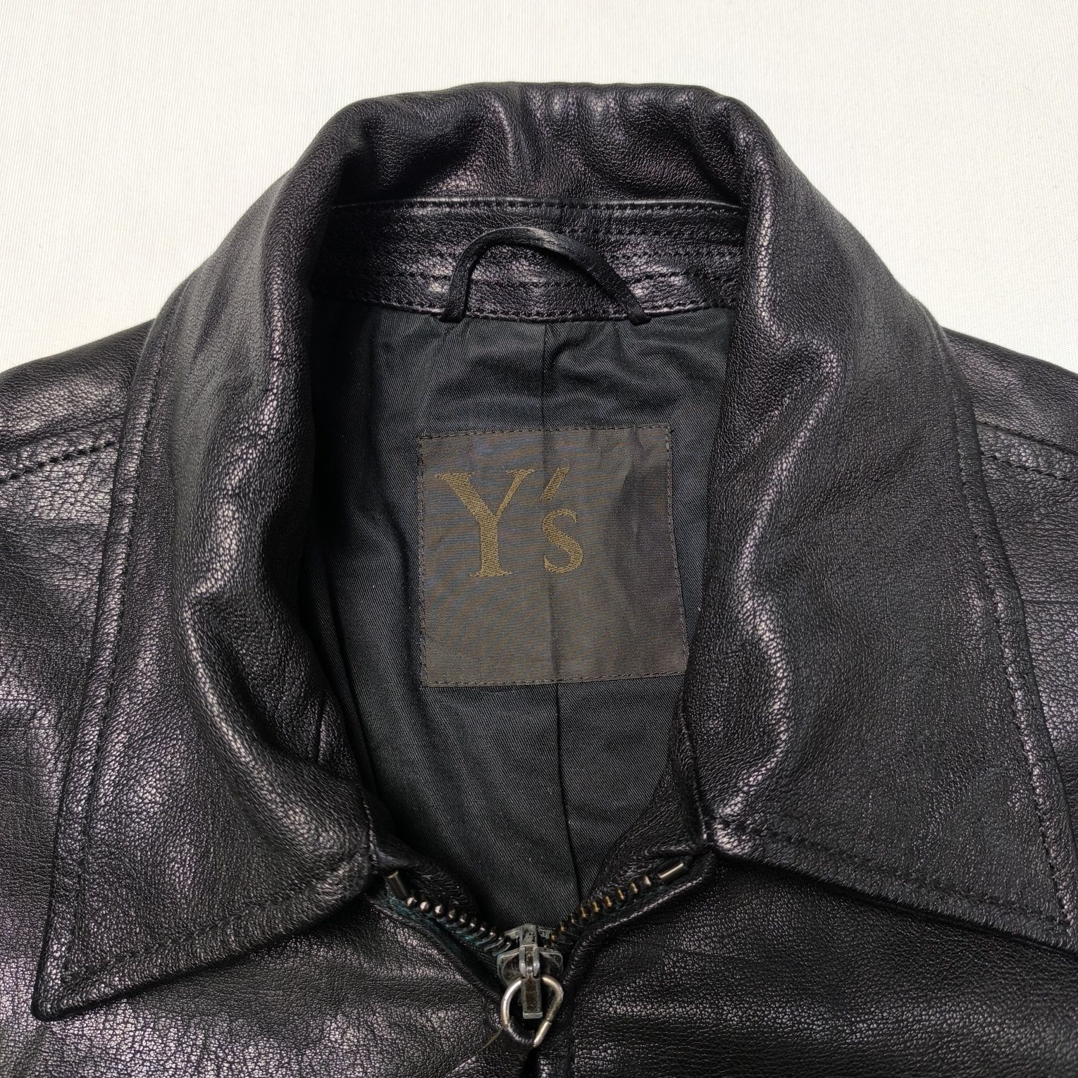 Yohji Yamamoto Yohji Yamamoto Vintage Buffalo Leather Jacket Size US XL / EU 56 / 4 - 4 Thumbnail