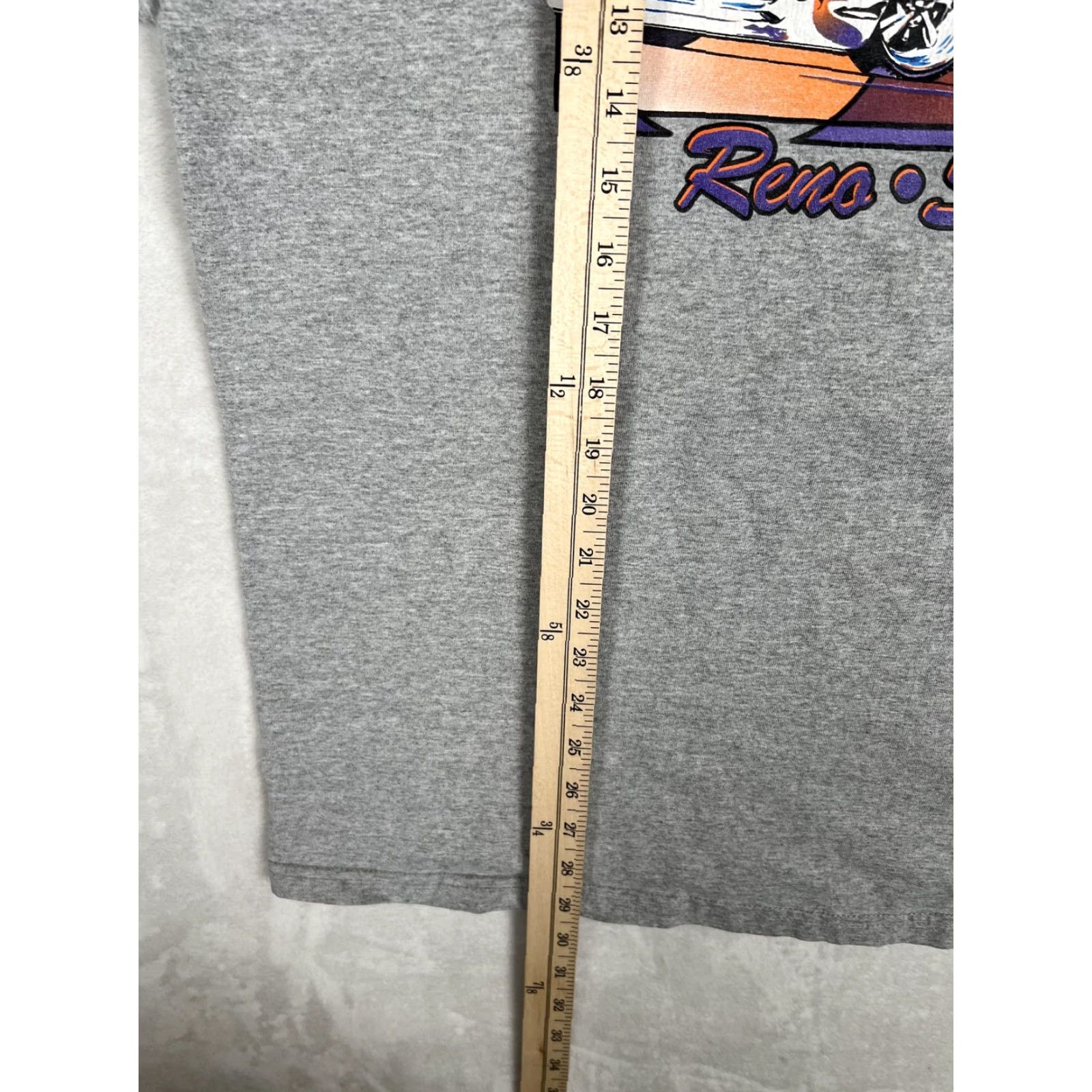 Port & Company VINTAGE Hot August Nights Shirt Mens XL Gray 2003 Reno Sparks Classic Car Tee Size US XL / EU 56 / 4 - 4 Thumbnail