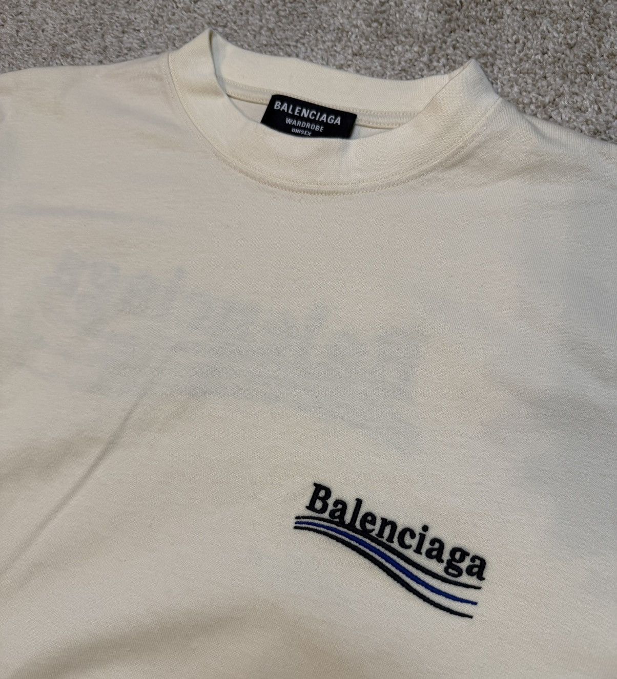 Balenciaga Balenciaga Political Campaign Logo T-Shirt Size US XL / EU 56 / 4 - 3 Thumbnail