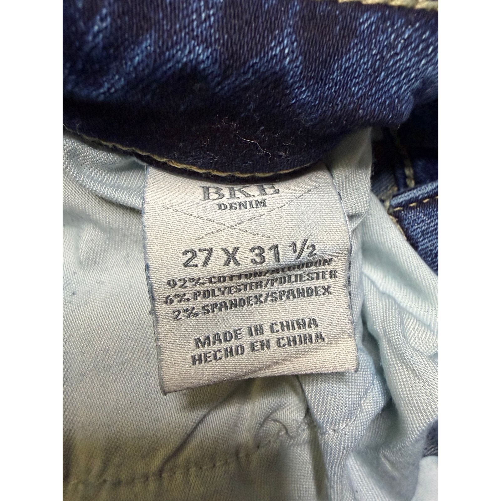 BKE BKE Stella Mid Rise Slim Fit Bootcut Jeans 27x31.5 Blue Size 27" / US 4 / IT 40 - 3 Thumbnail