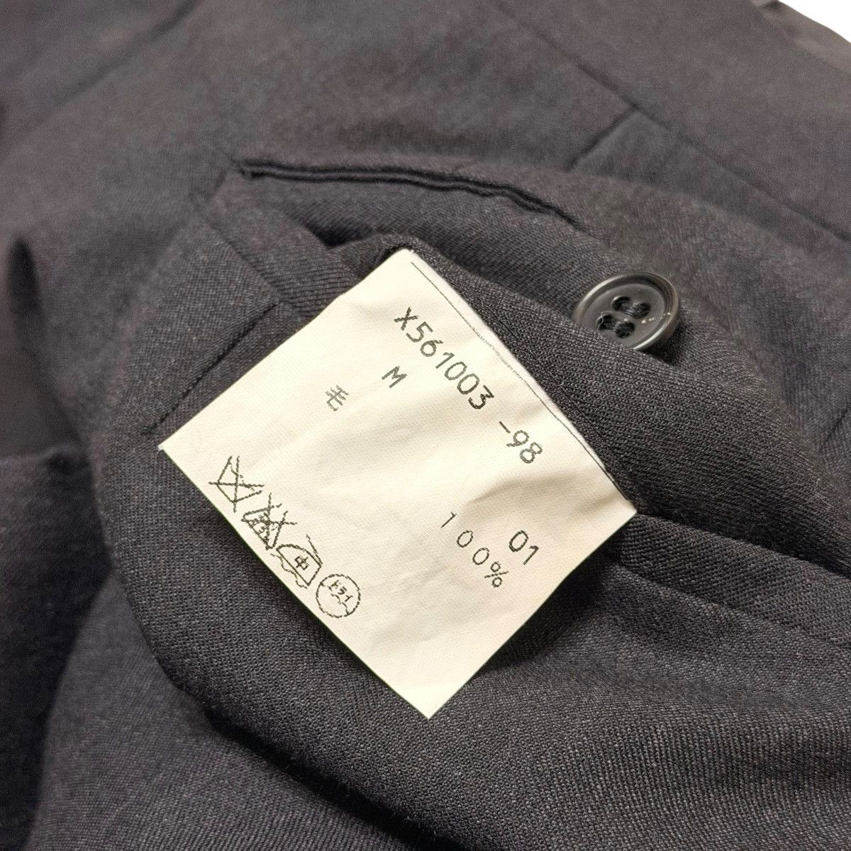 Yohji Yamamoto 769 90s Yohji Yamamoto D'URBAN A.A.R suit set up men vintage Size 38R - 14 Thumbnail