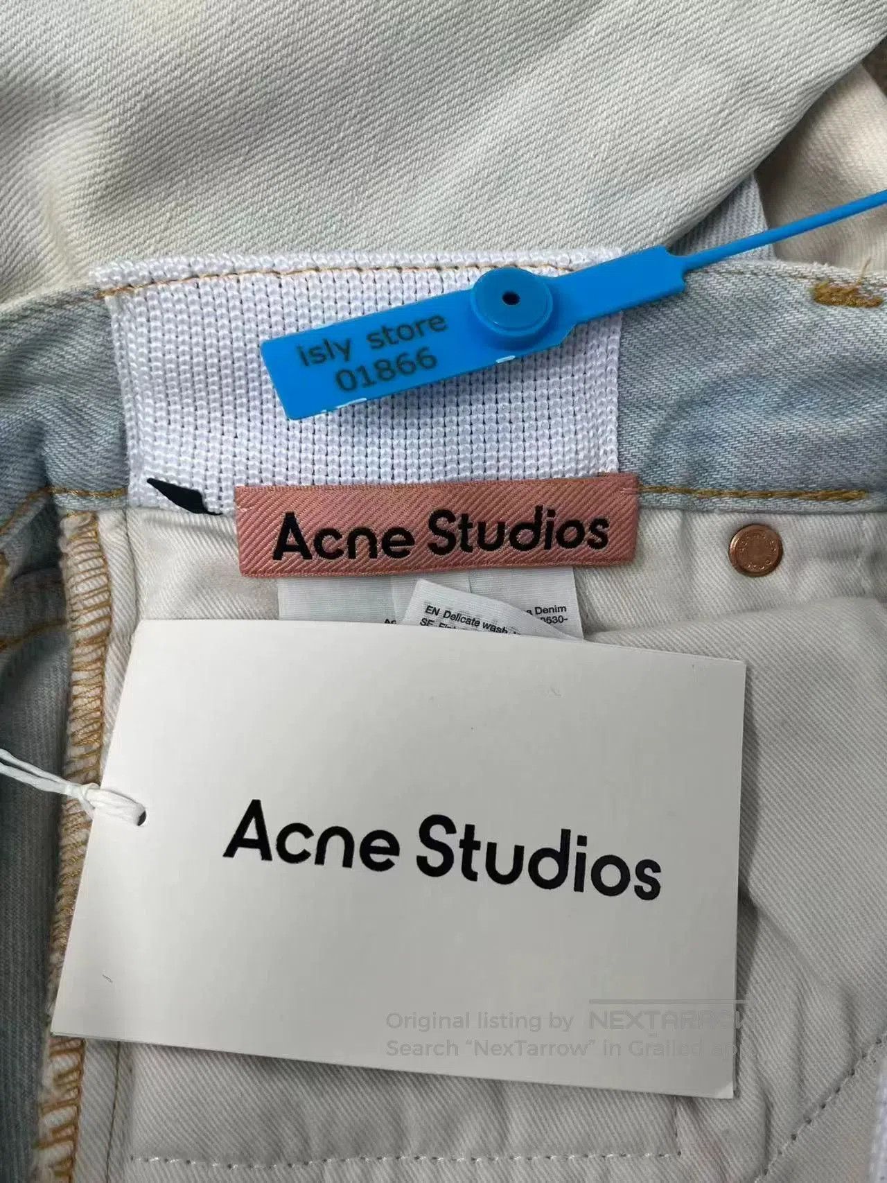 Acne Studios Acne Studios Kappa collaboration loose straight-leg jeans. Size US 32 / EU 48 - 4 Thumbnail
