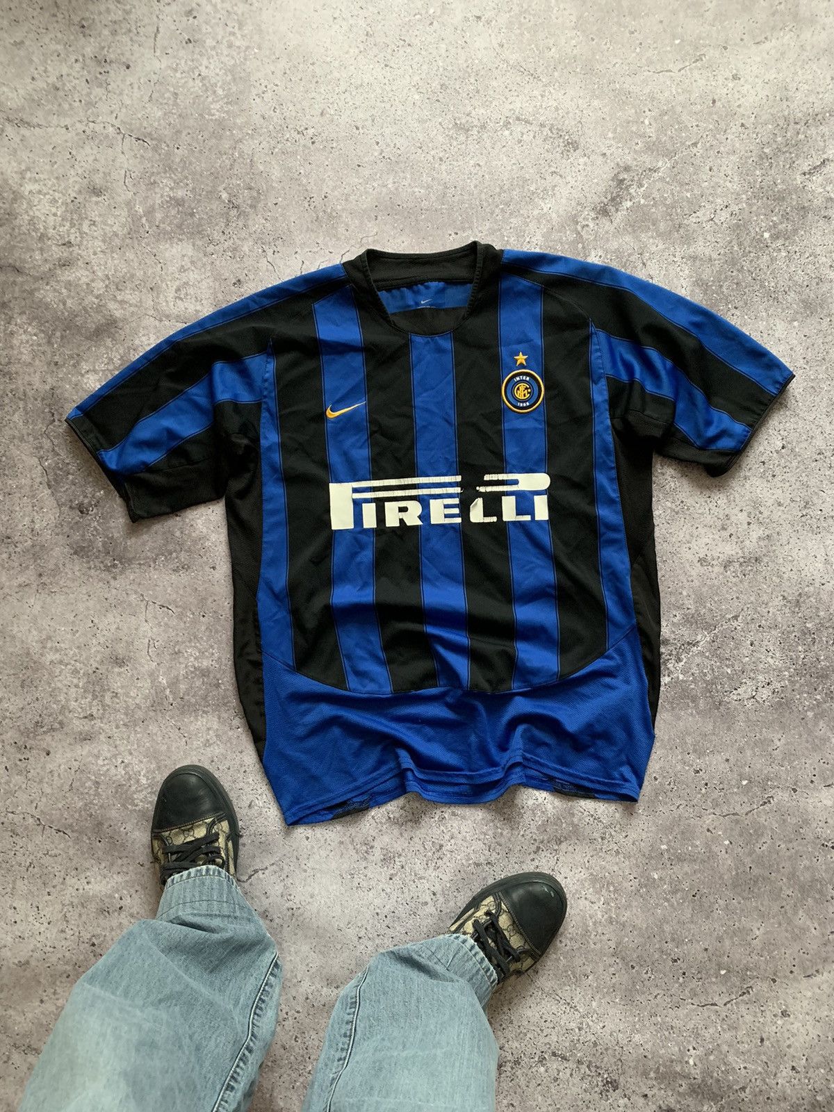 ウェア Nike 03/04 Inter Jersey L Nike 2003-04 INTER MILAN SHIRT TRIKOT S | eBay