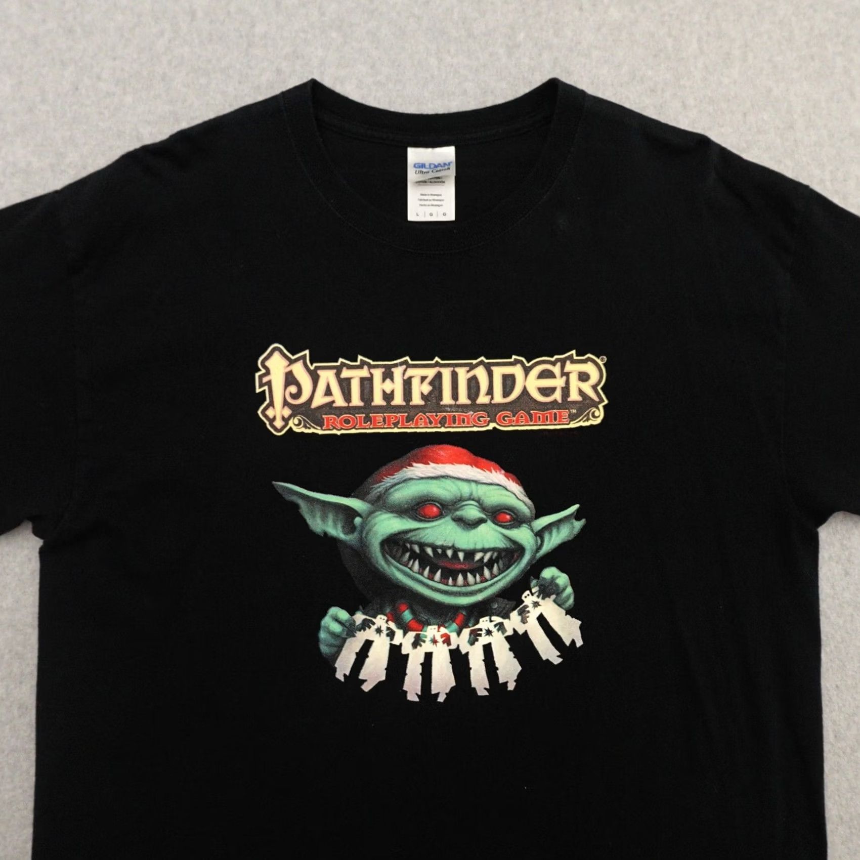 Gildan Gildan Pathfinder Roleplaying Game Tshirt Large (21X29) Goblin Graphic Promo Mens Shirt Black Games Size US L / EU 52-54 / 3 - 6 Thumbnail