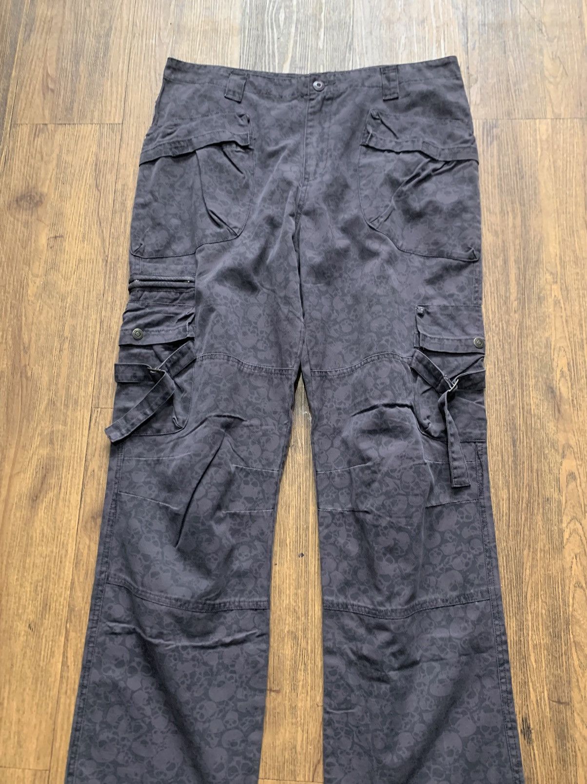 Japanese Brand Smlx Neighborhood Japanese Brand Skull Bondage Pants Size US 32 / EU 48 - 3 Thumbnail