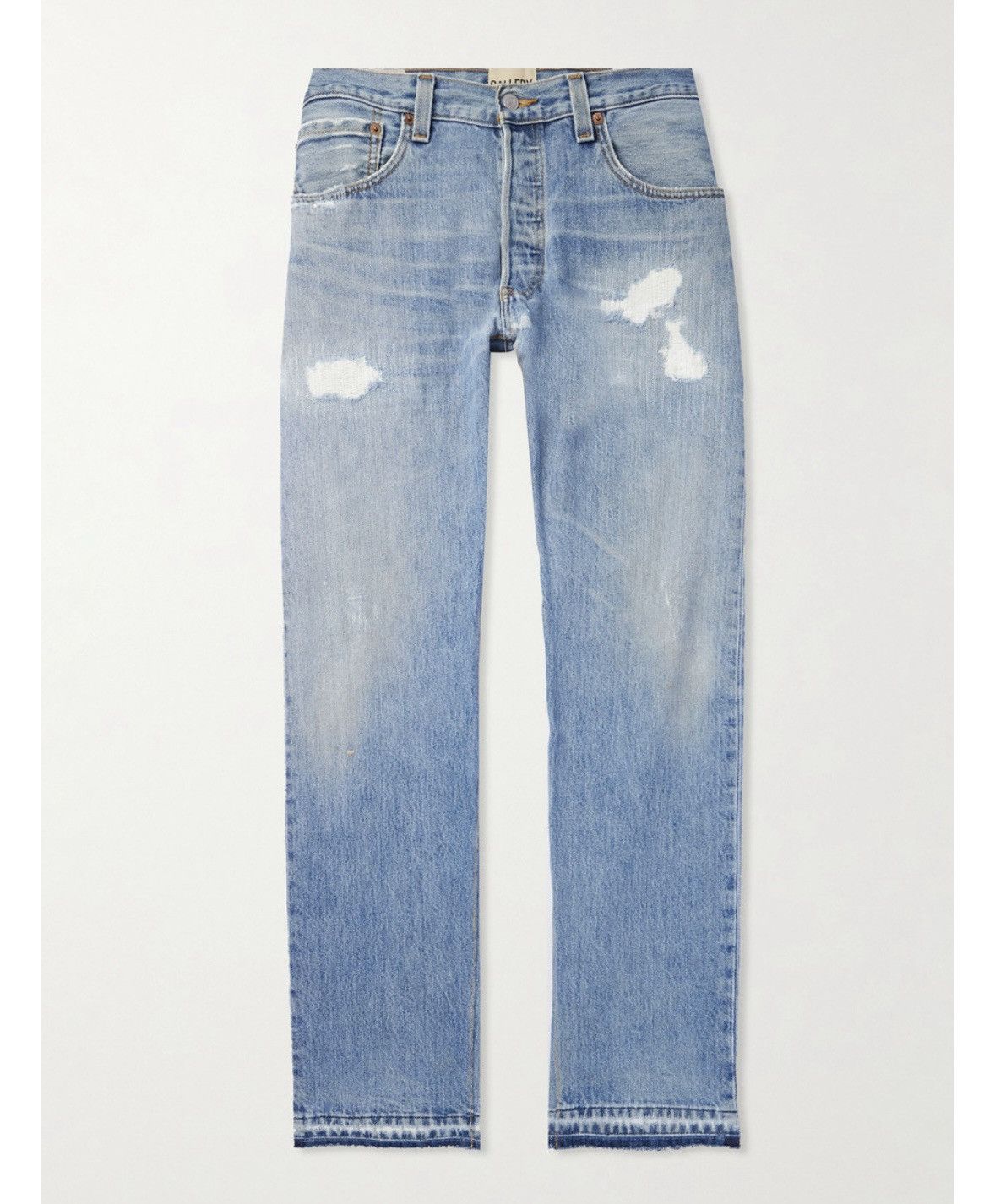 Gallery Dept. $535 Gallery Dept straight leg distressed jeans 30 x 32 Size US 30 / EU 46 - 1 Thumbnail