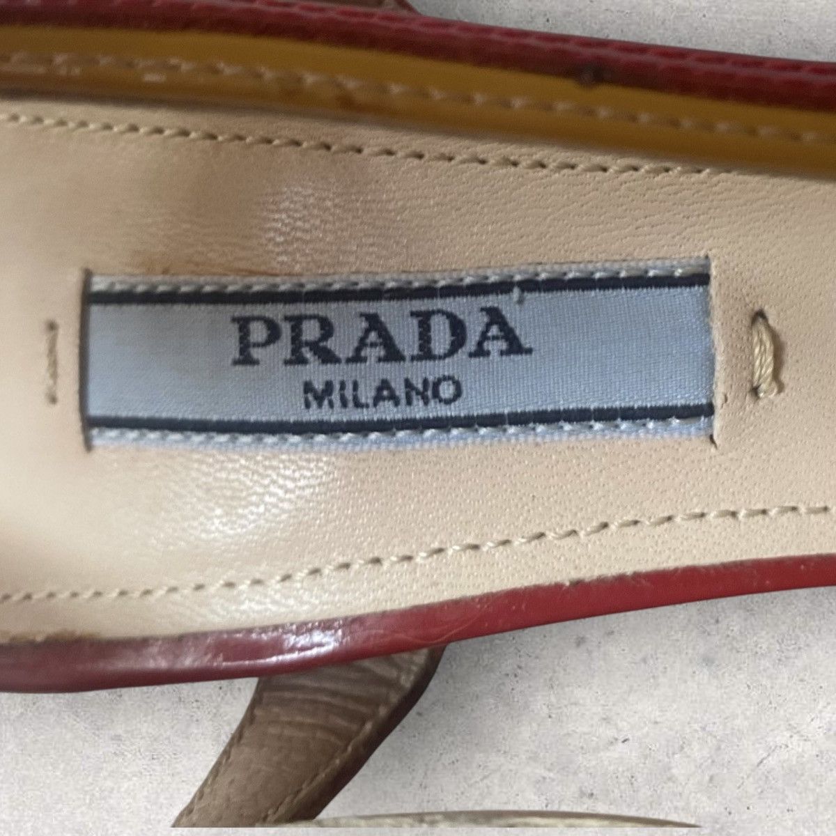 Prada SS12 Red Patent Heels Size US 7 / IT 37 - 6 Thumbnail