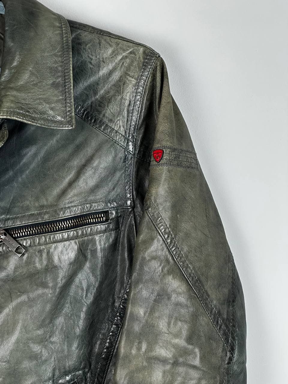 Strellson Strellson Nappa Goat Leather Aviator Jacket Size US M / EU 48-50 / 2 - 5 Thumbnail