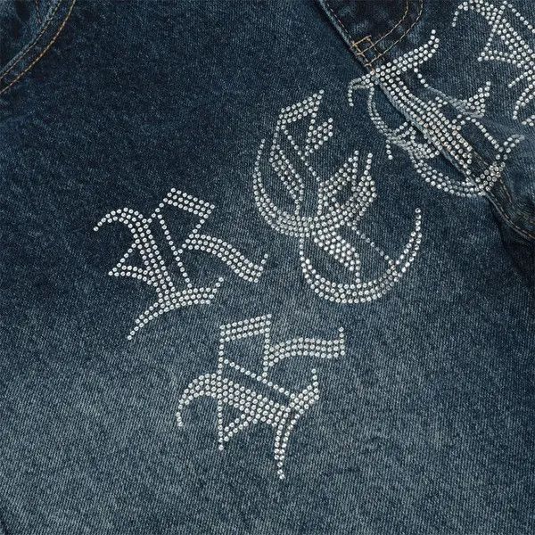 VIBE pattern punk flare jeans Size US 30 / EU 46 - 8 Thumbnail
