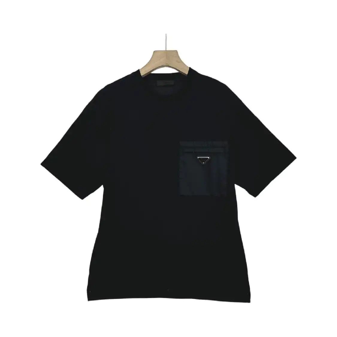 Prada M Size Black Cotton Men's T Shirt, Men's