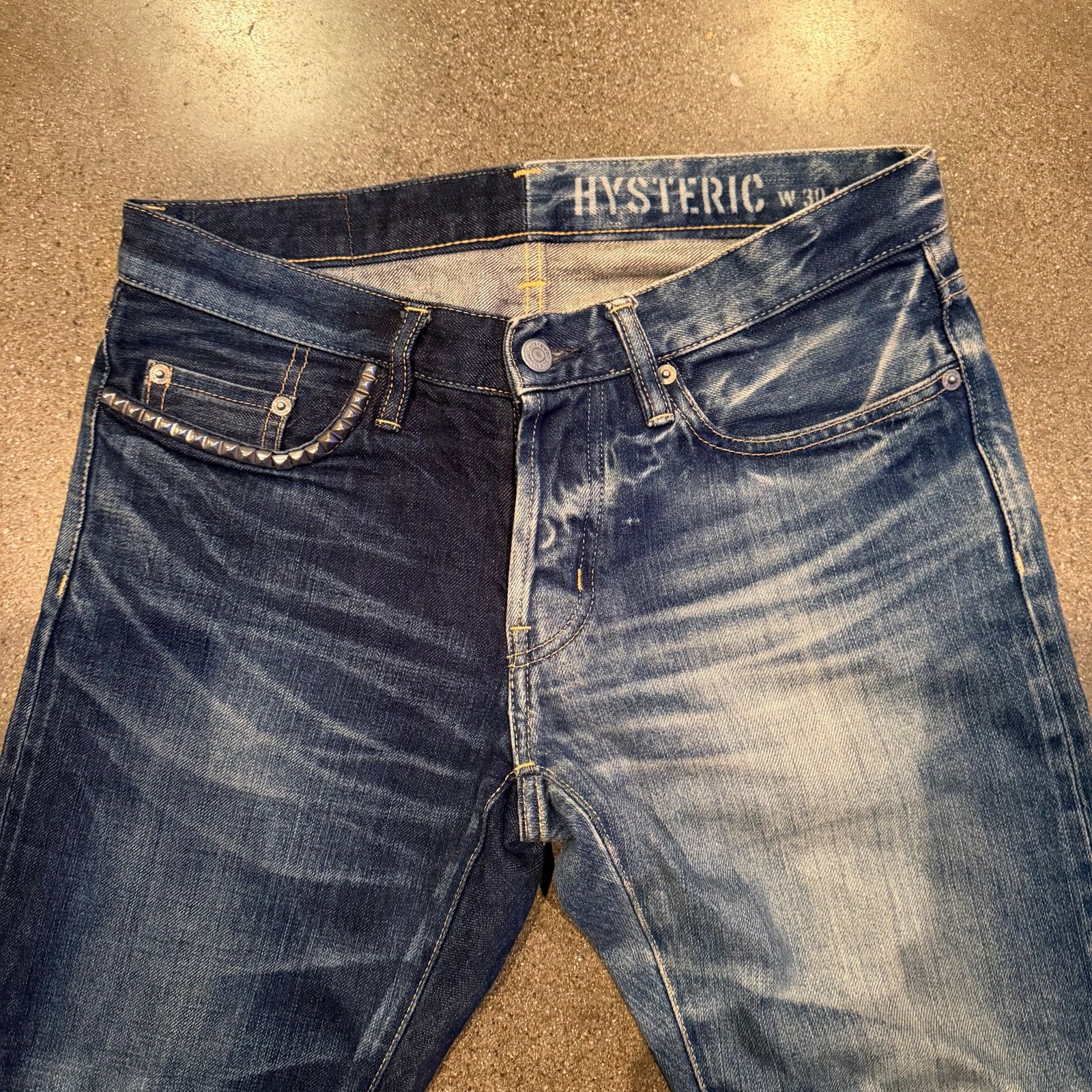 Hysteric Glamour Hysteric glamour hybrid corolla jeans boot cut fit studded Size US 30 / EU 46 - 4 Thumbnail