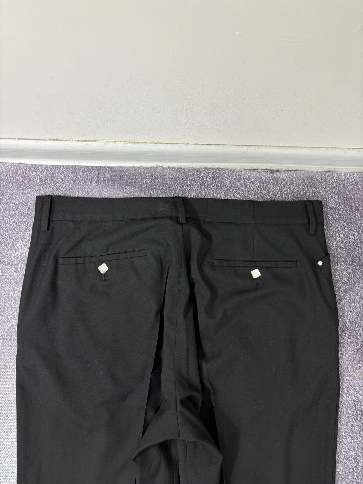 Versace Jeans Couture Versace Jeans Couture Men’s Black Relaxed Fit Dress Pants Size US 38 / EU 54 - 15 Thumbnail