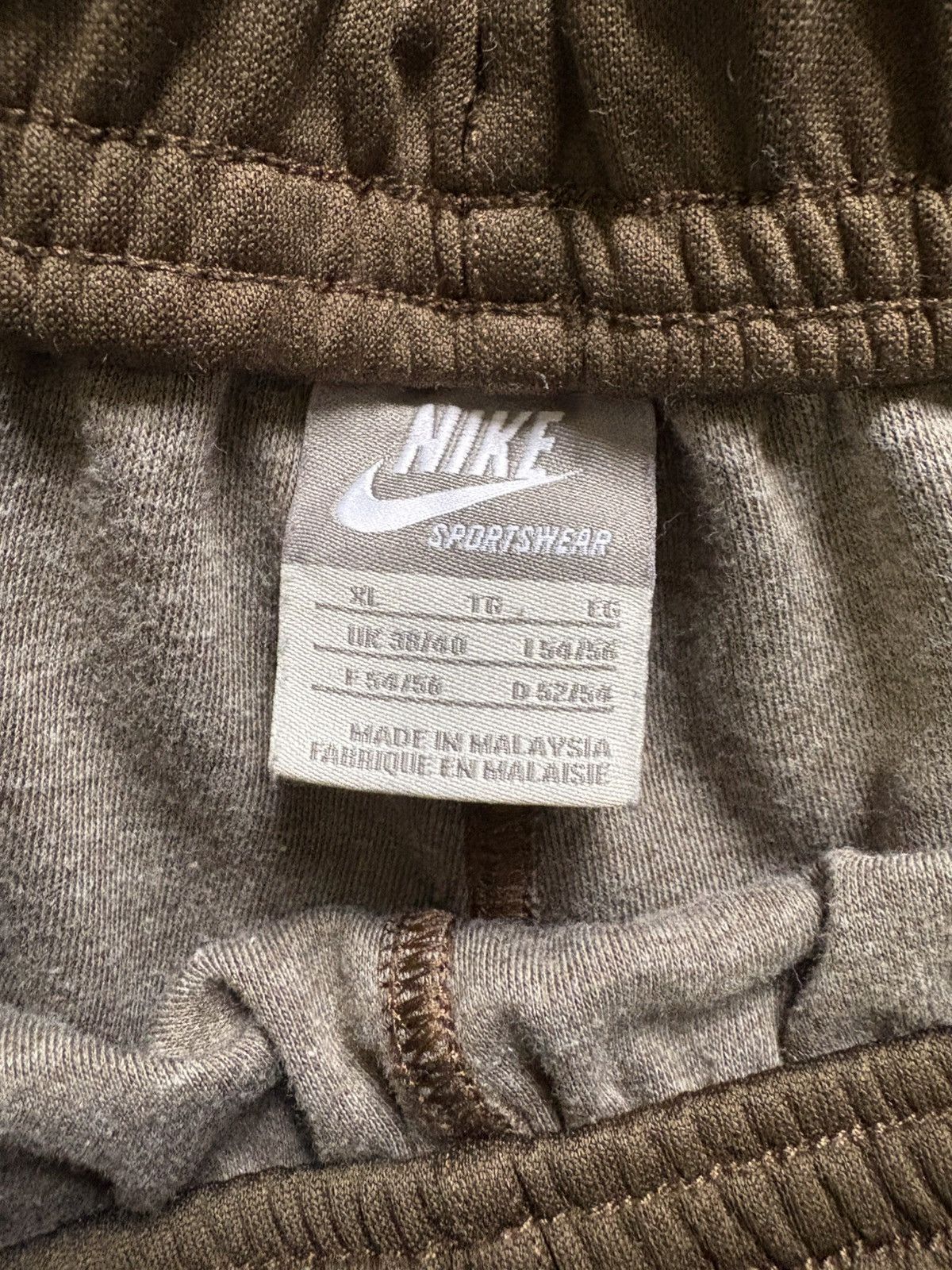 Nike × Vintage Y2K Nike green Olive embroidered swoosh sweatpants Size US 38 / EU 54 - 5 Thumbnail