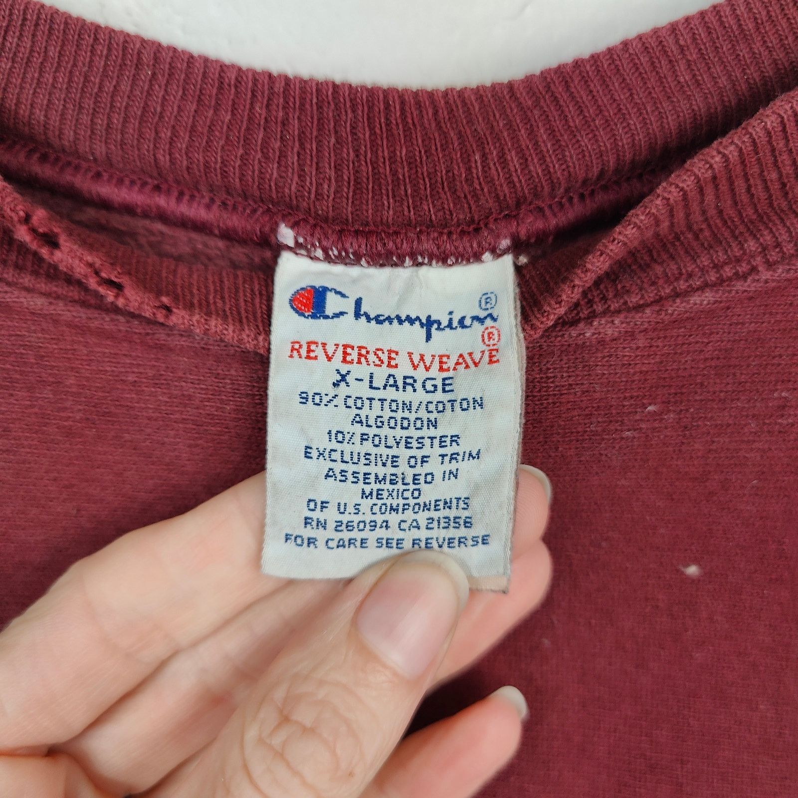 Champion Vintage 90s Champion Harvard Sweatshirt Mens XL Red Size US XL / EU 56 / 4 - 7 Thumbnail