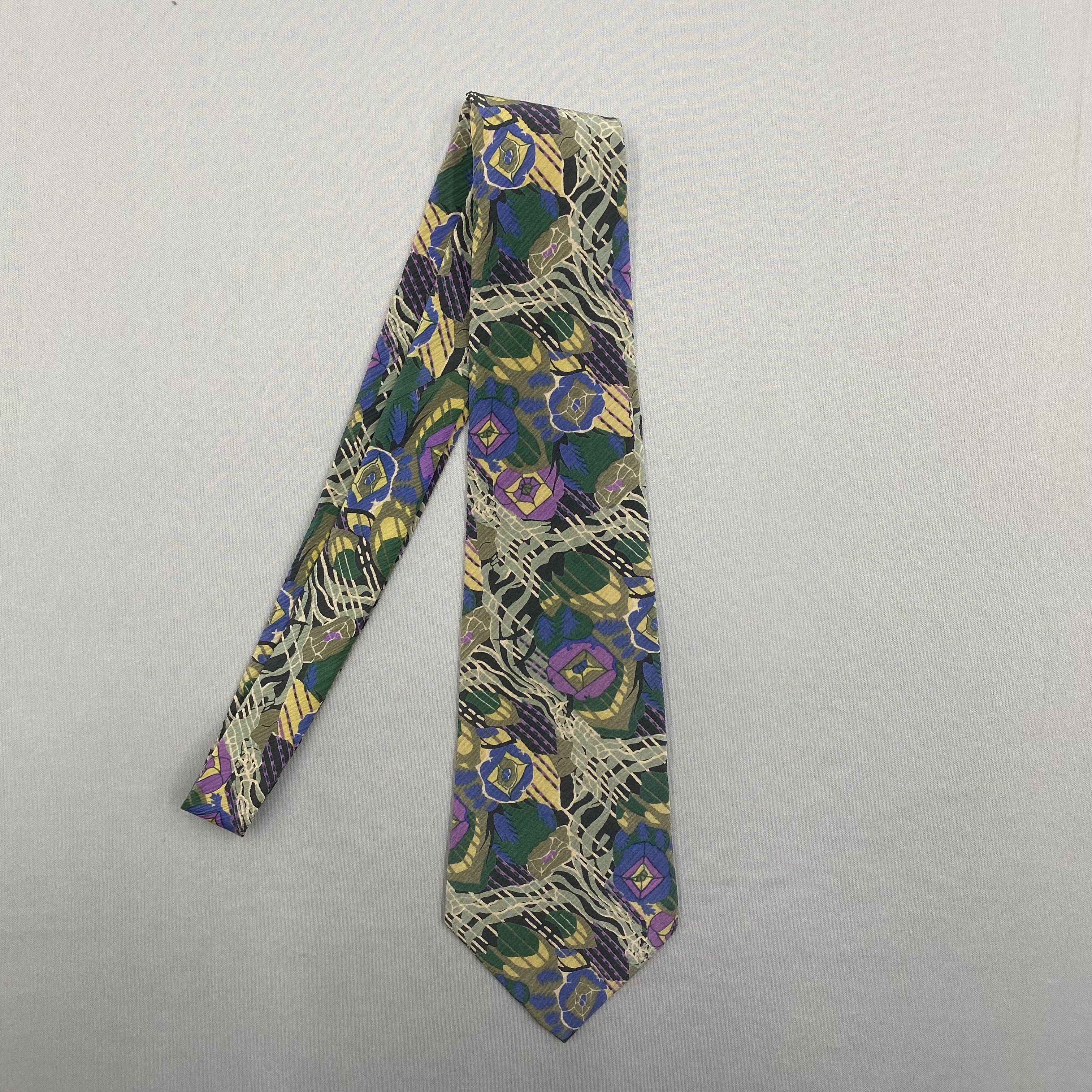 GianMarco Venturi Vintage Gian Marco Venturi SILK Necktie Cravate Pure Silk Size ONE SIZE - 4 Thumbnail