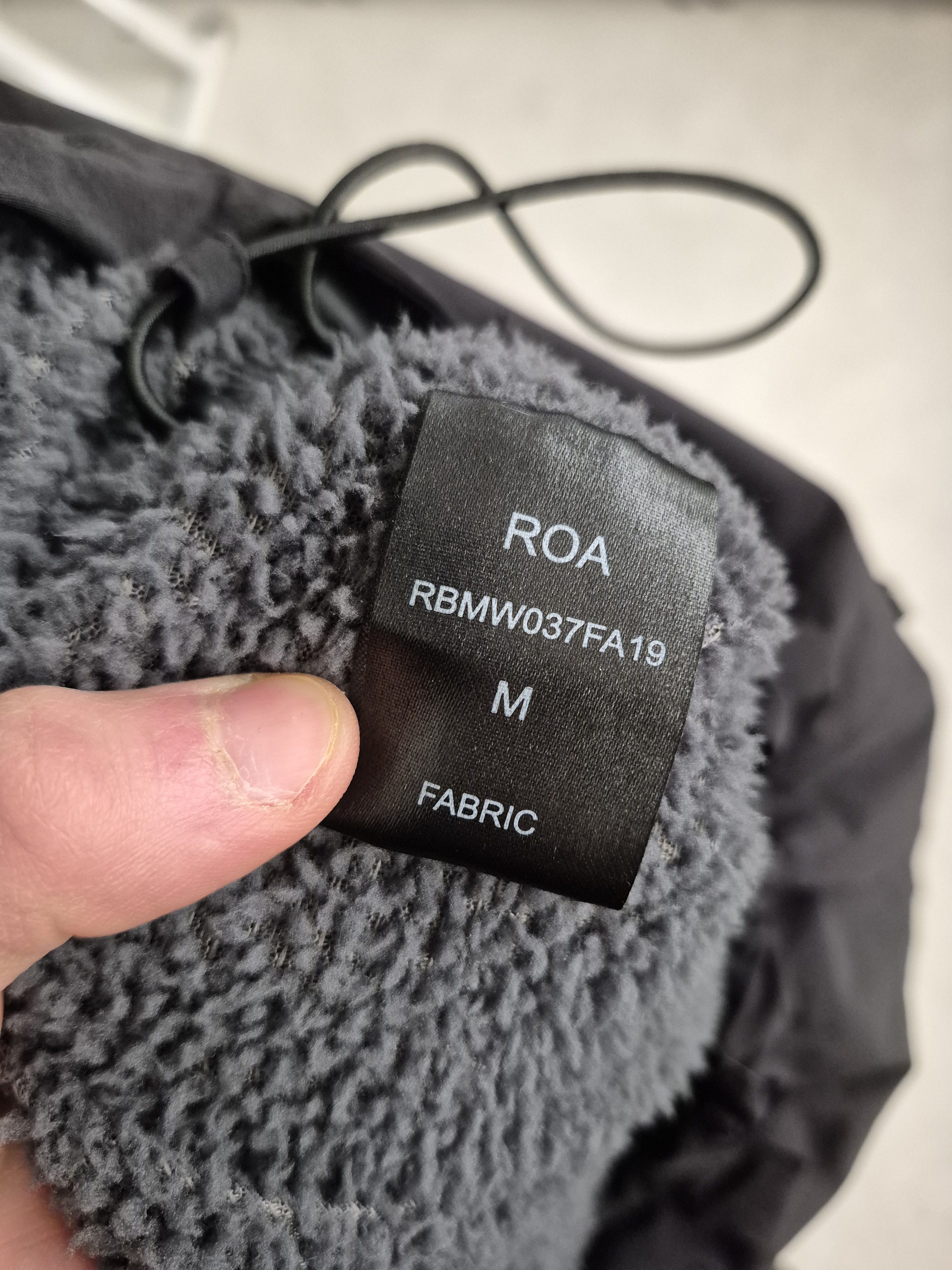 ROA ROA overhead rain jacket fleece Anorak black Size US M / EU 48-50 / 2 - 9 Thumbnail