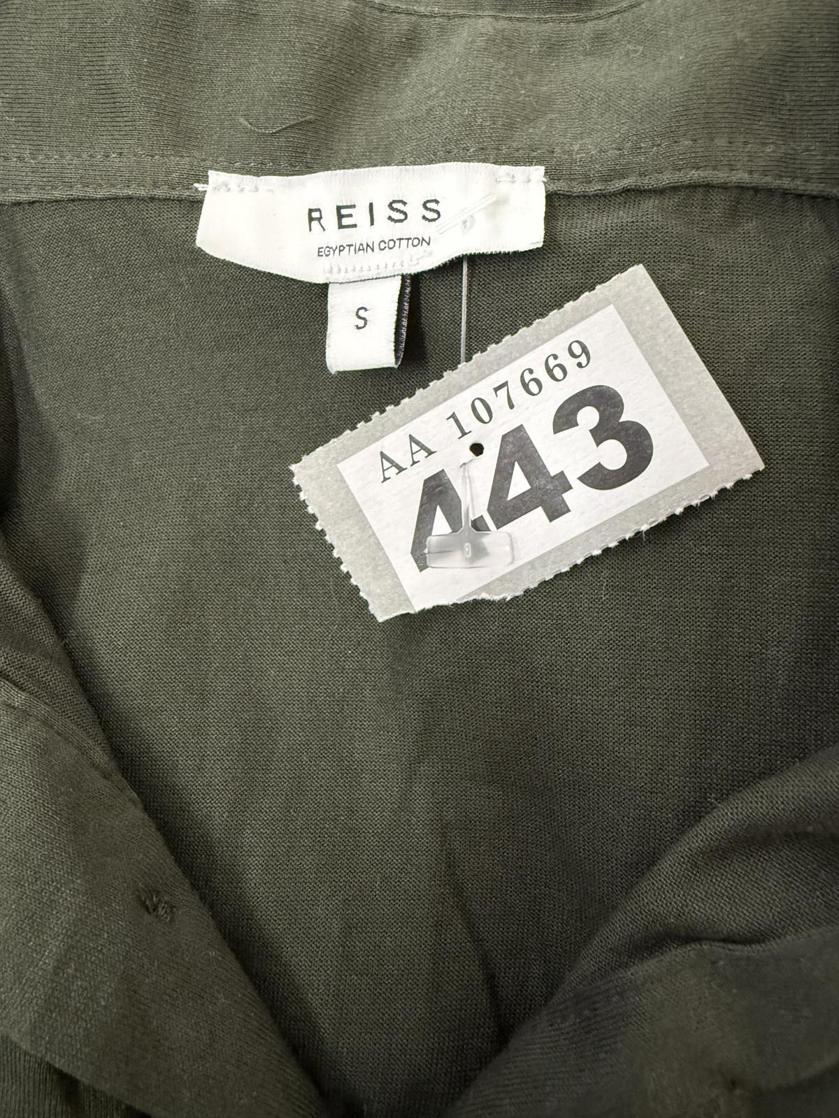 Reiss REISS Egyptian Cotton Men's Polo Shirt - Small, Olive Green Size US S / EU 44-46 / 1 - 2 Thumbnail