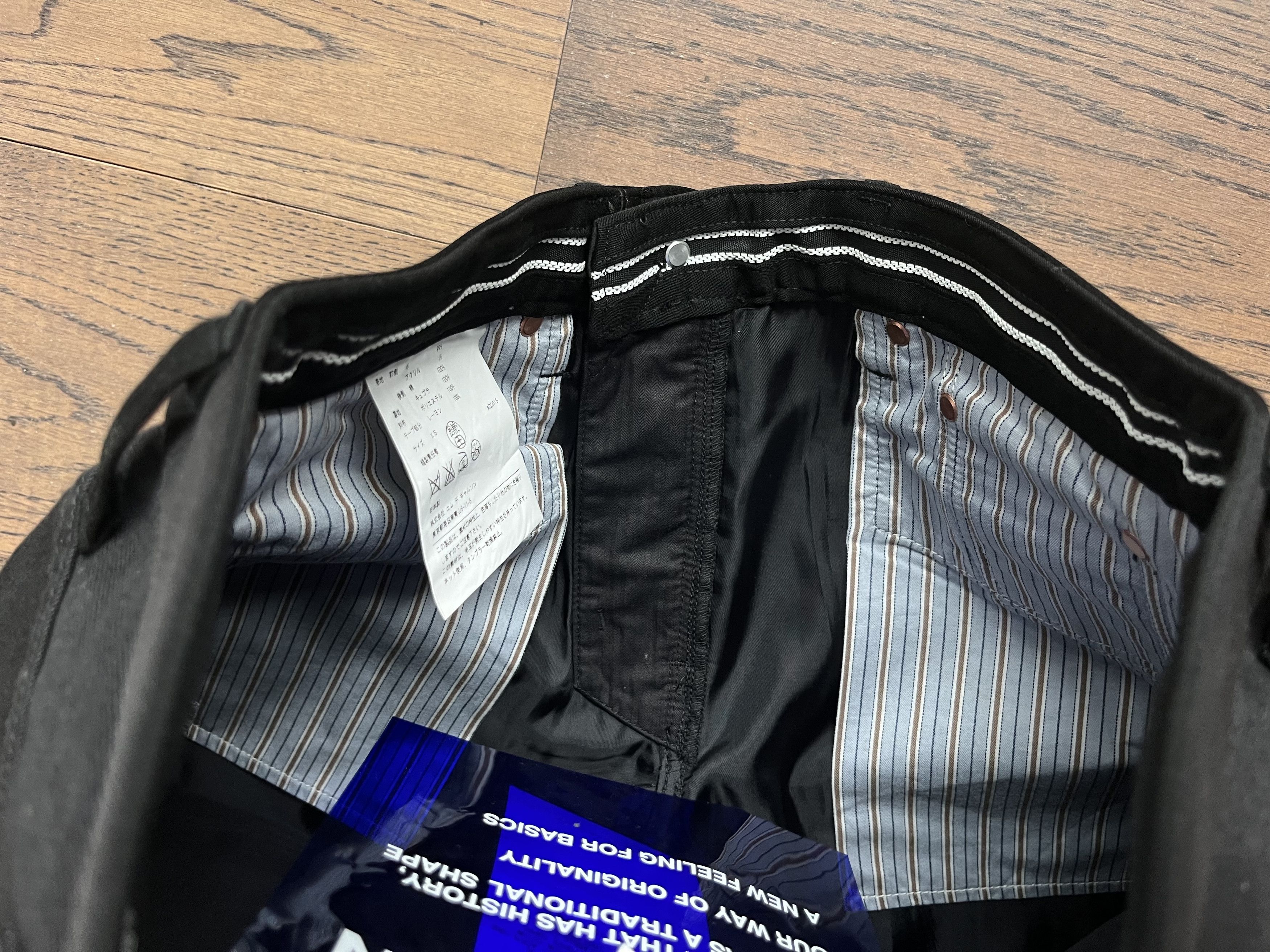 Junya Watanabe Junya Watanabe MAN Comme des Garcons Black Tuexdo Jeans XS Size US 30 / EU 46 - 20 Thumbnail