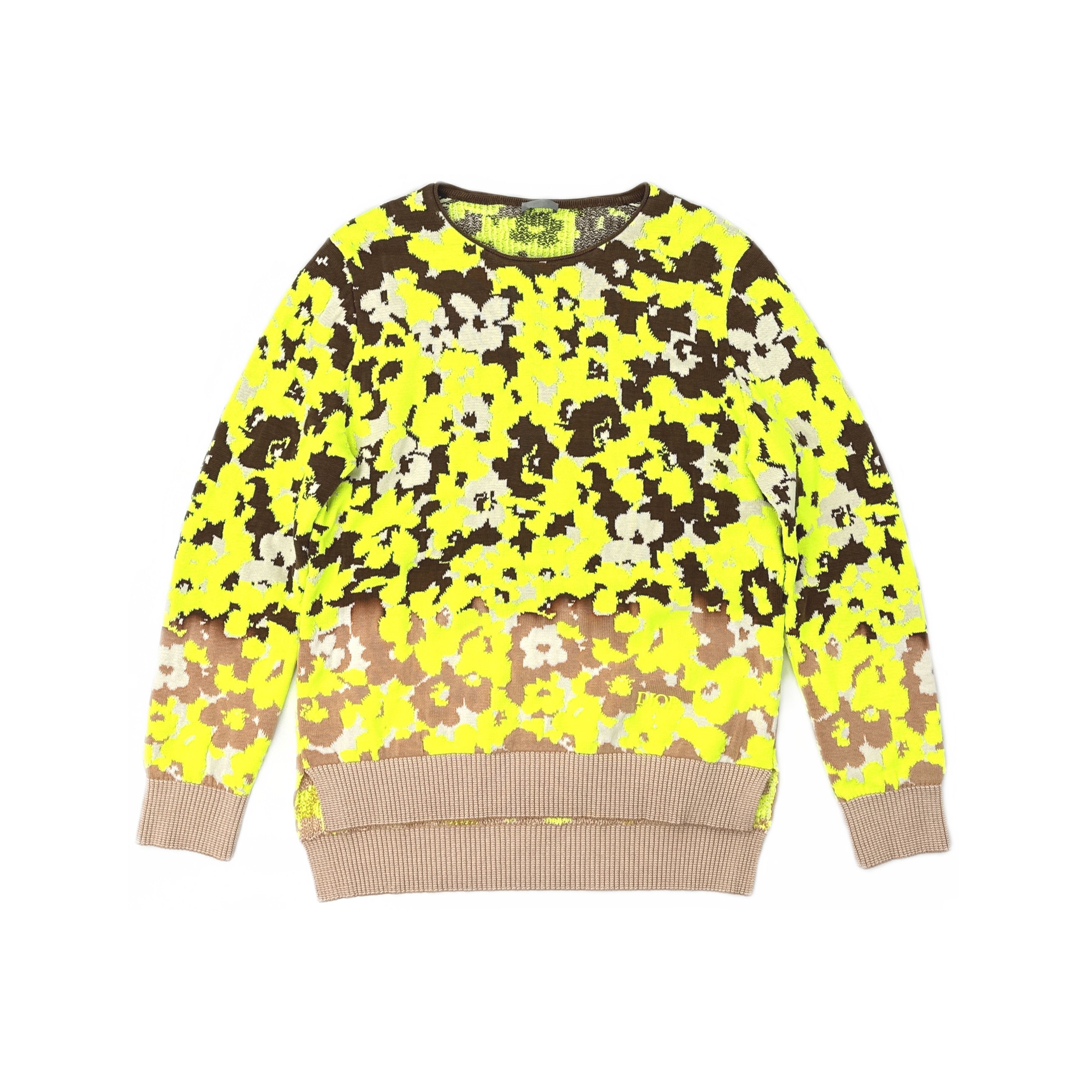 Dior Dior Multicolored Logo Jacquard Sweater Size L | Grailed