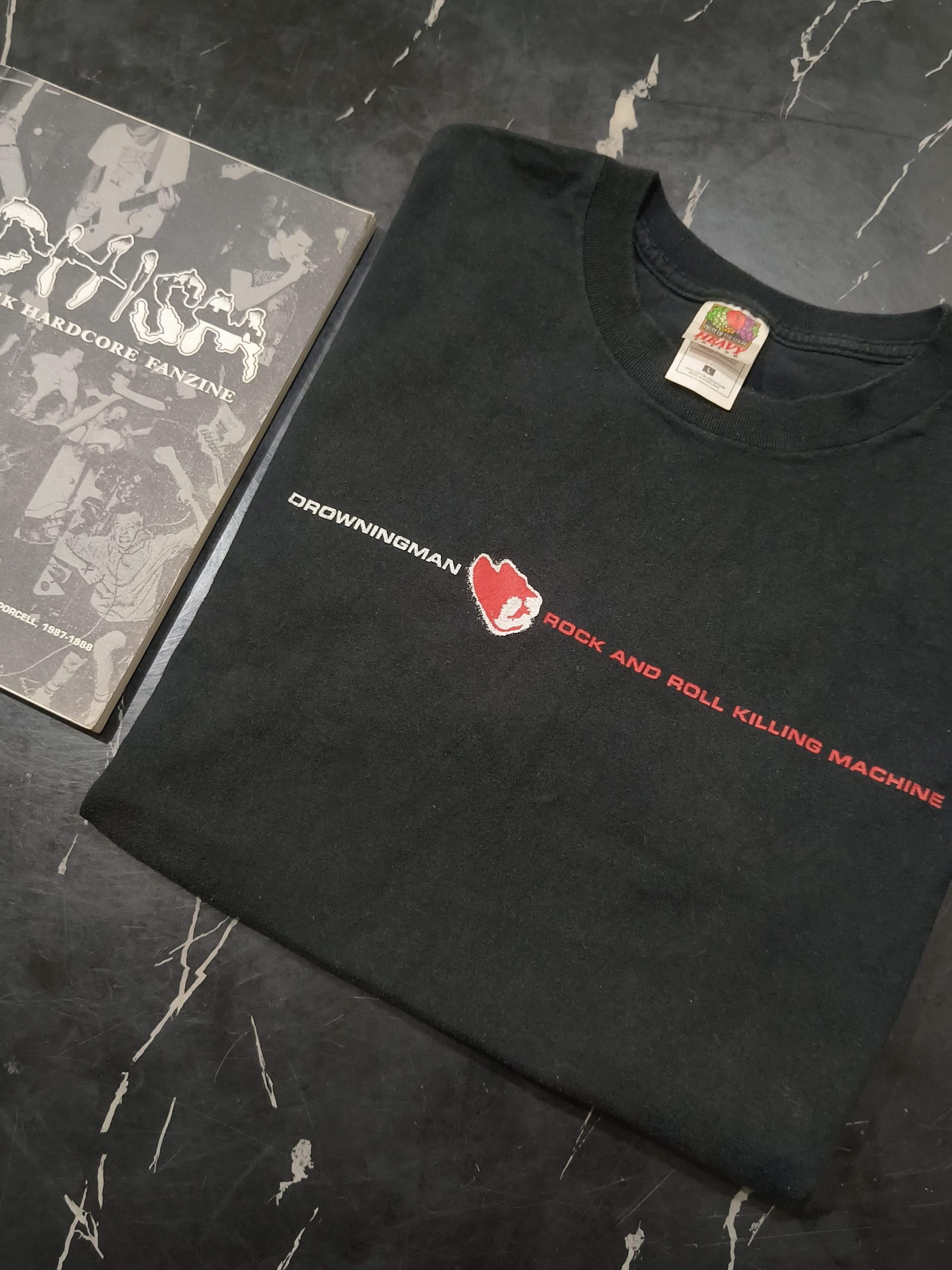 Band Tees Vintage Drowningman "Rock and roll killing machine" shirt Size US L / EU 52-54 / 3 - 1 Thumbnail