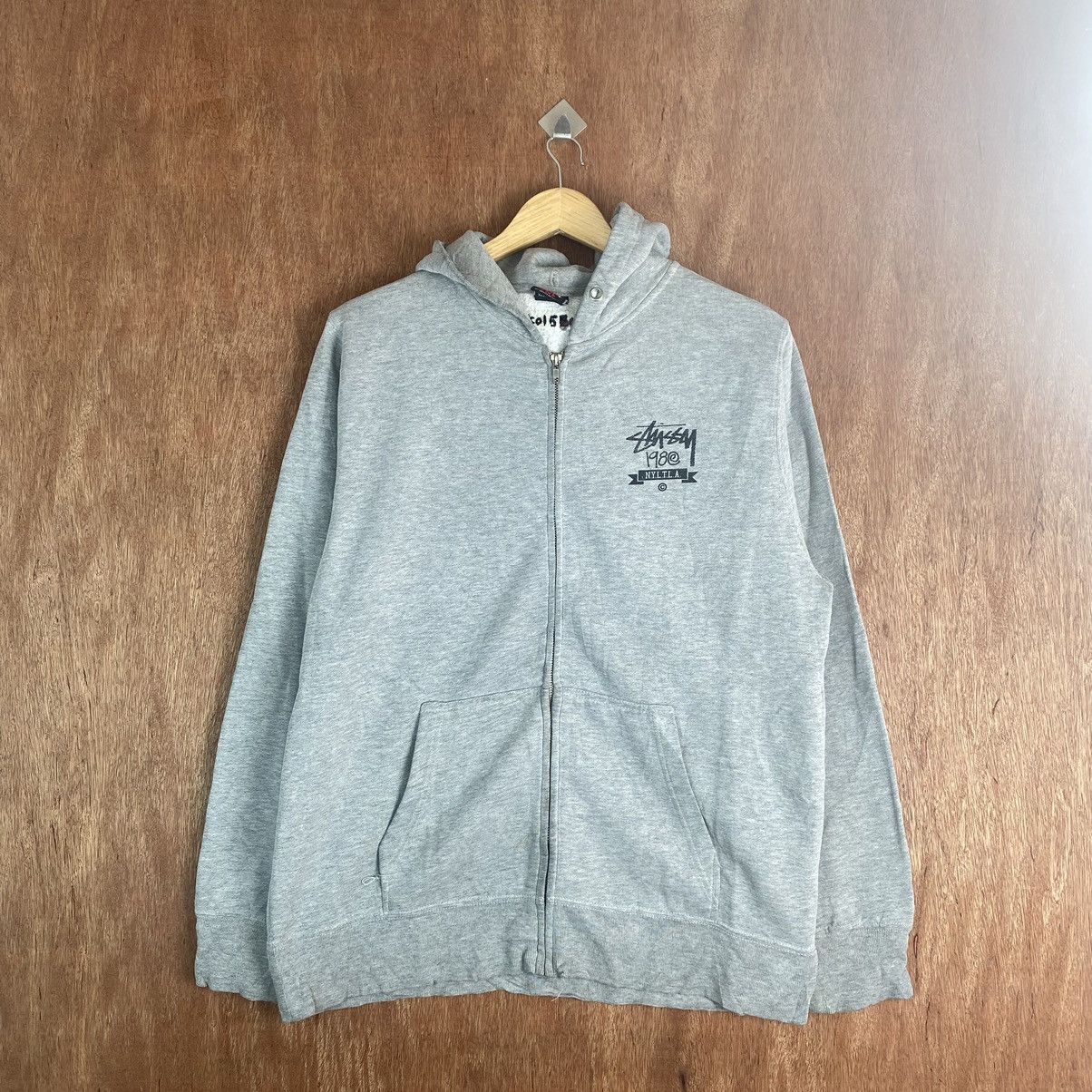 Japanese Brand Vintage Sweatshirt Hoodie 💥 Stussy Original #K01580 Size US M / EU 48-50 / 2 - 1 Thumbnail