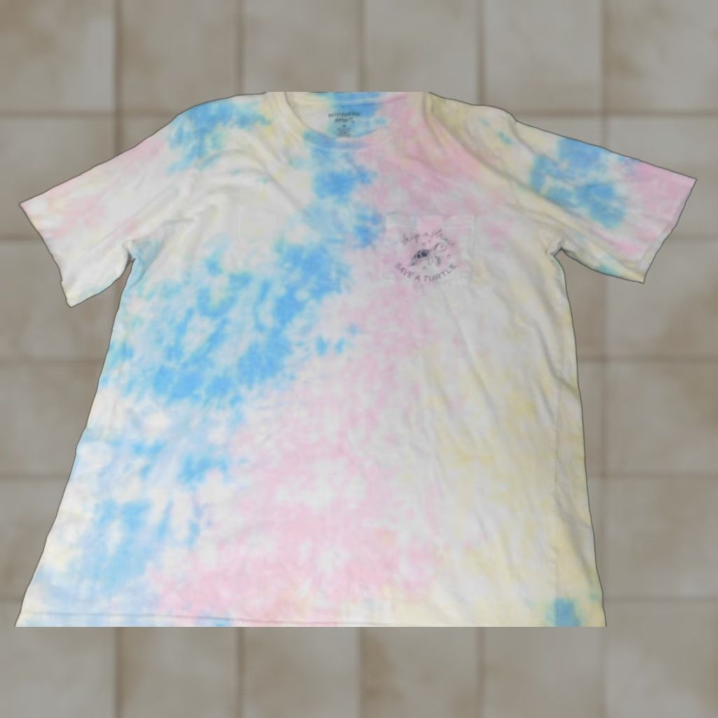 ESPIRIT Southern Spirit Womens Shirt M tie dye turtle Dog Dolman Viscose Crew Neck Short Sleeve Multicolor Blouse casual Basic Regular Modern 90s? Size M / US 6-8 / IT 42-44 - 1 Thumbnail