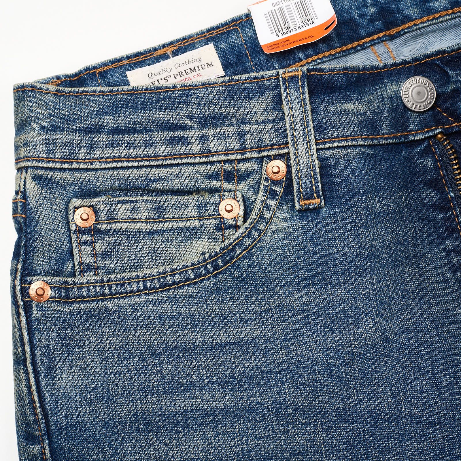 Levi's LEVI'S Premium 511 Slim Flex Eco Lyocell Big E Jeans Size US 29 - 6 Thumbnail