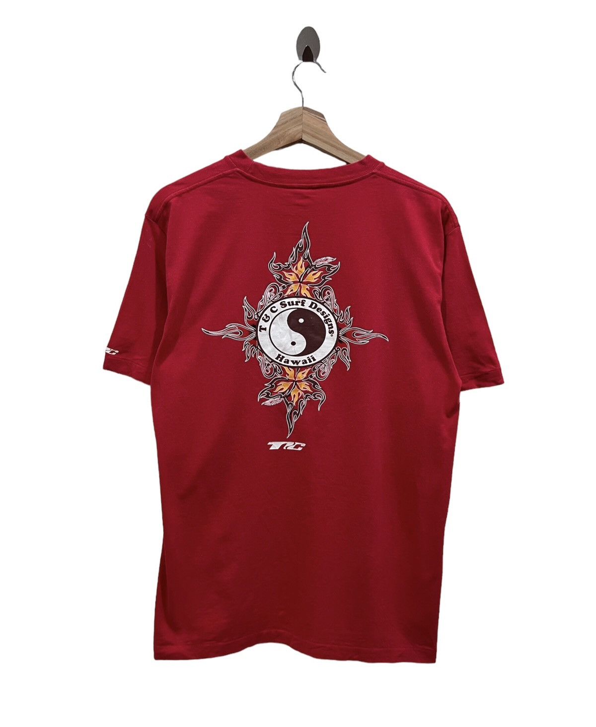 Vintage T&C Surf Design Hawaiian Tshirt Size US M / EU 48-50 / 2 - 1 Thumbnail