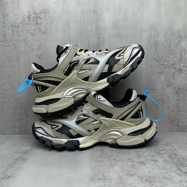 Balenciaga Balenciaga Track Sneakers in Milk Tea Color-2505 Size US 5 / IT 35 - 3 Thumbnail