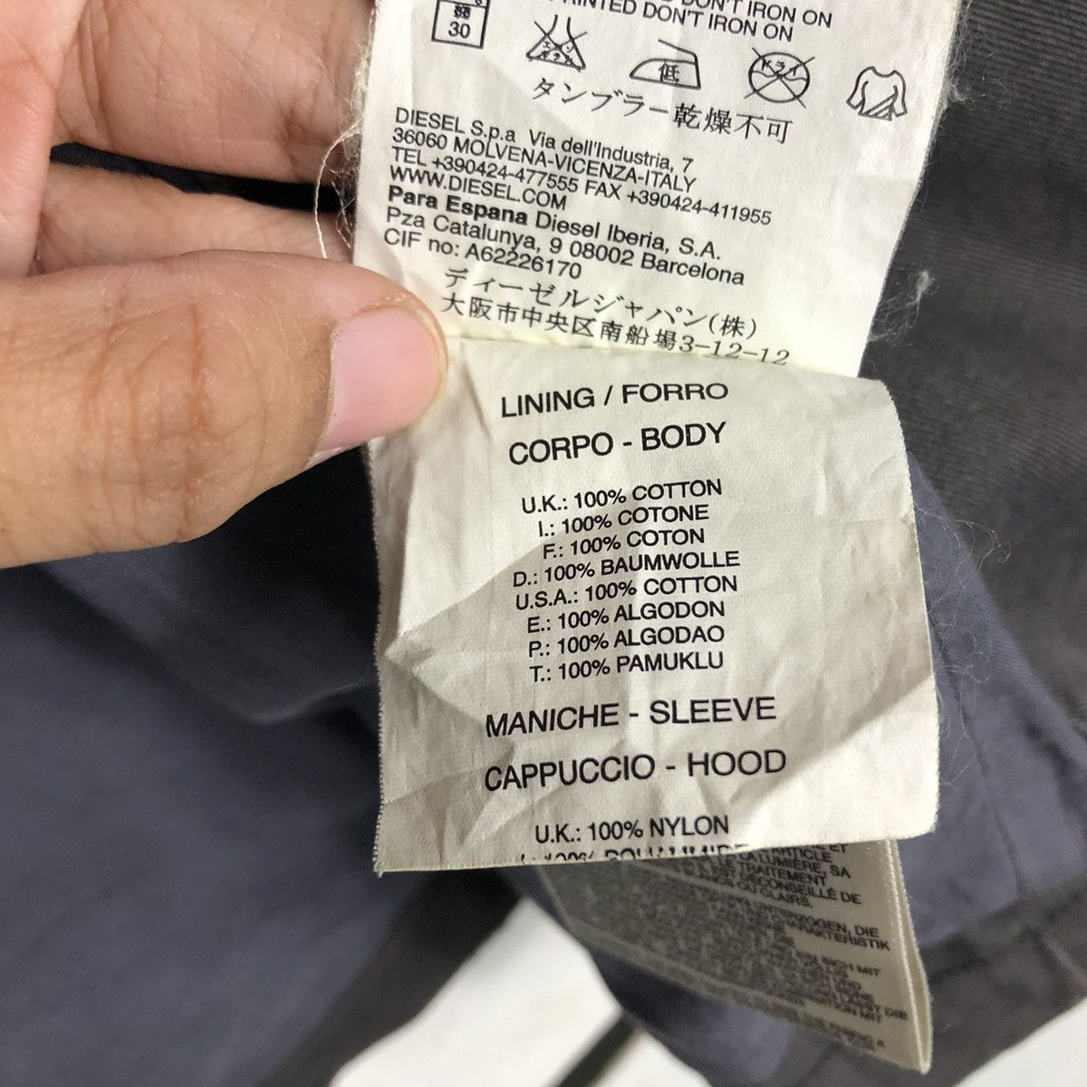 Diesel 🔥Vintage Biker Jacket Utility Multi Pocket Diesel Size US S / EU 44-46 / 1 - 24 Thumbnail
