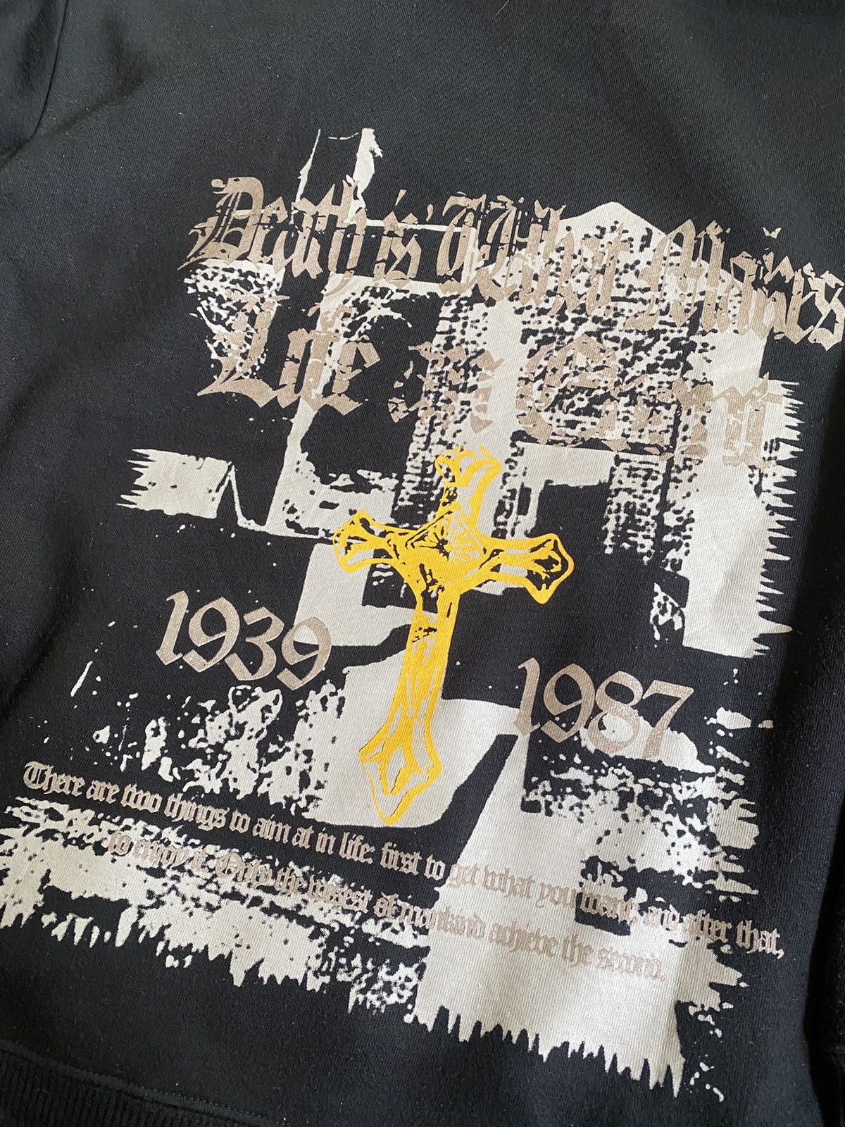 Hysteric Glamour × If Six Was Nine × Le Grande Bleu (L.G.B.) Y2k cross punk ifsixwasnine Hoodie Size US L / EU 52-54 / 3 - 4 Thumbnail