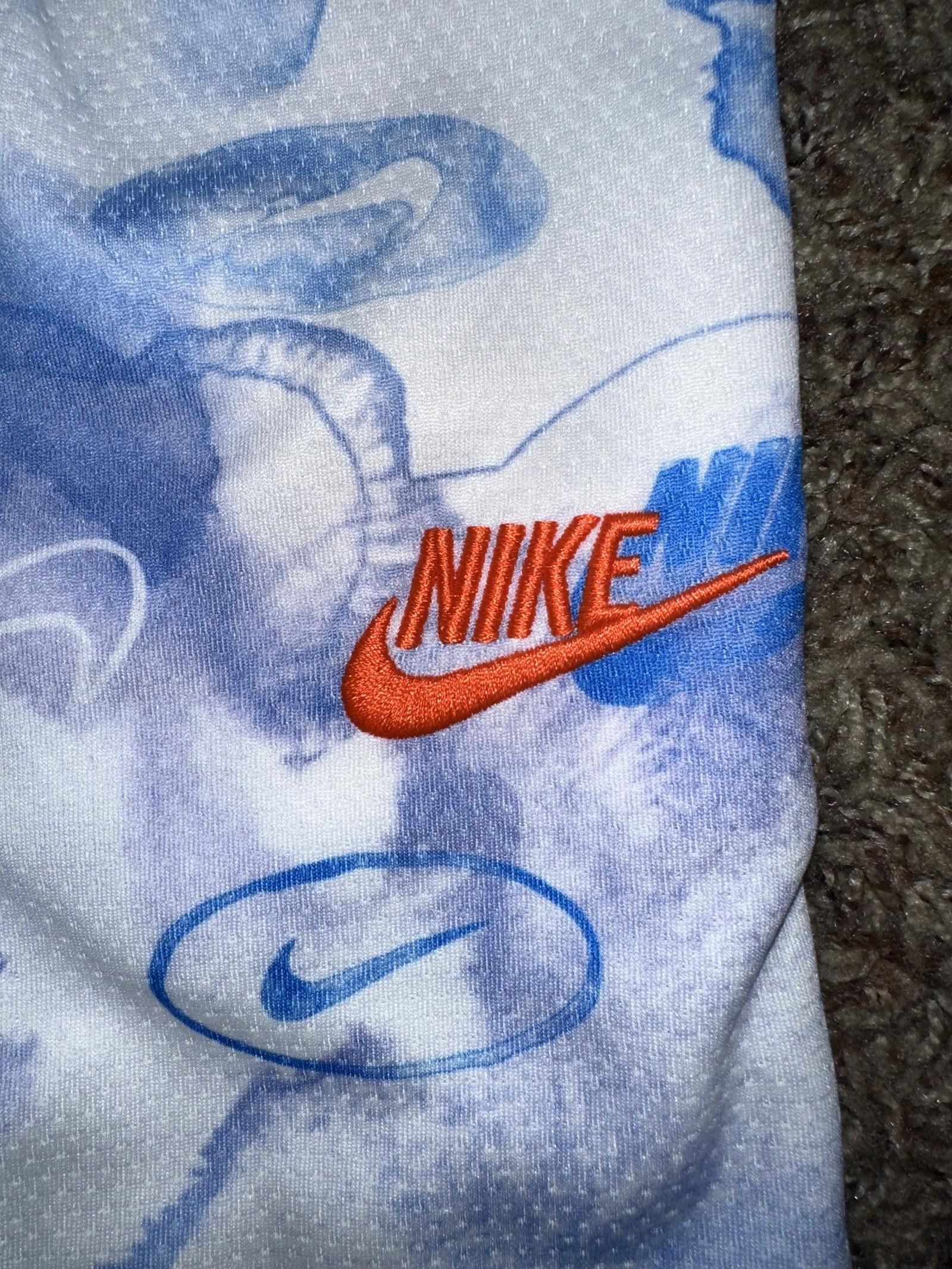 Nike Nike Little Kids (boys) Daze Watercolor Logo Print Shorts Size US 26 / EU 42 - 3 Thumbnail