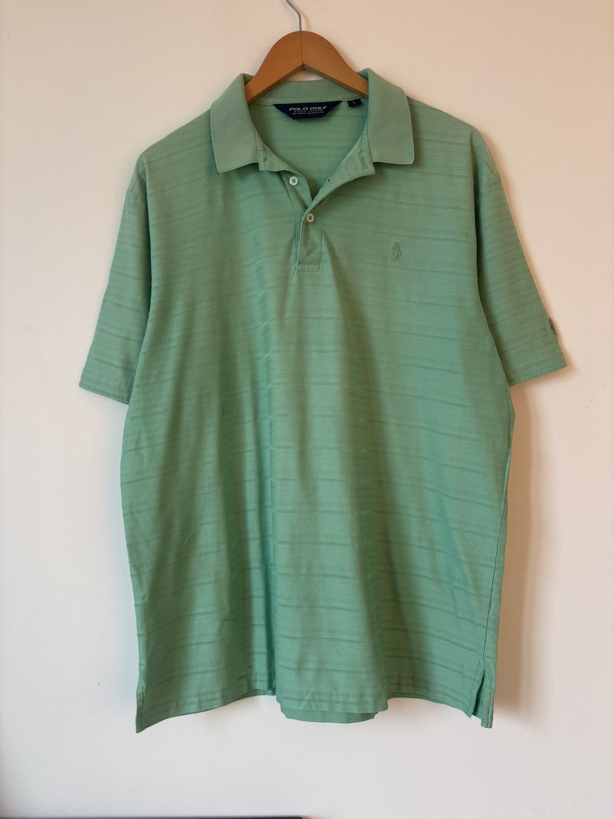 Polo Ralph Lauren Ralph Lauren Green Golf Polo Shirt Large Pima Cotton Peru Size US L / EU 52-54 / 3 - 2 Thumbnail