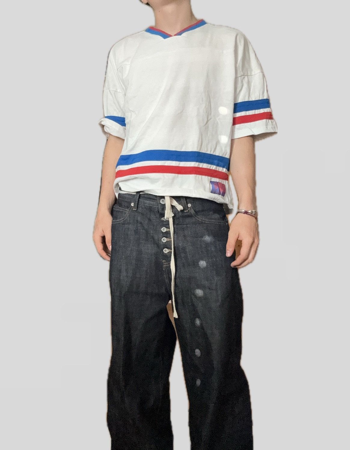 シャツ Stussy Cropped Mesh Football Jersey SU24 Stussy Stussy Cropped Mesh Logo Football Jersey SU24 | Grailed
