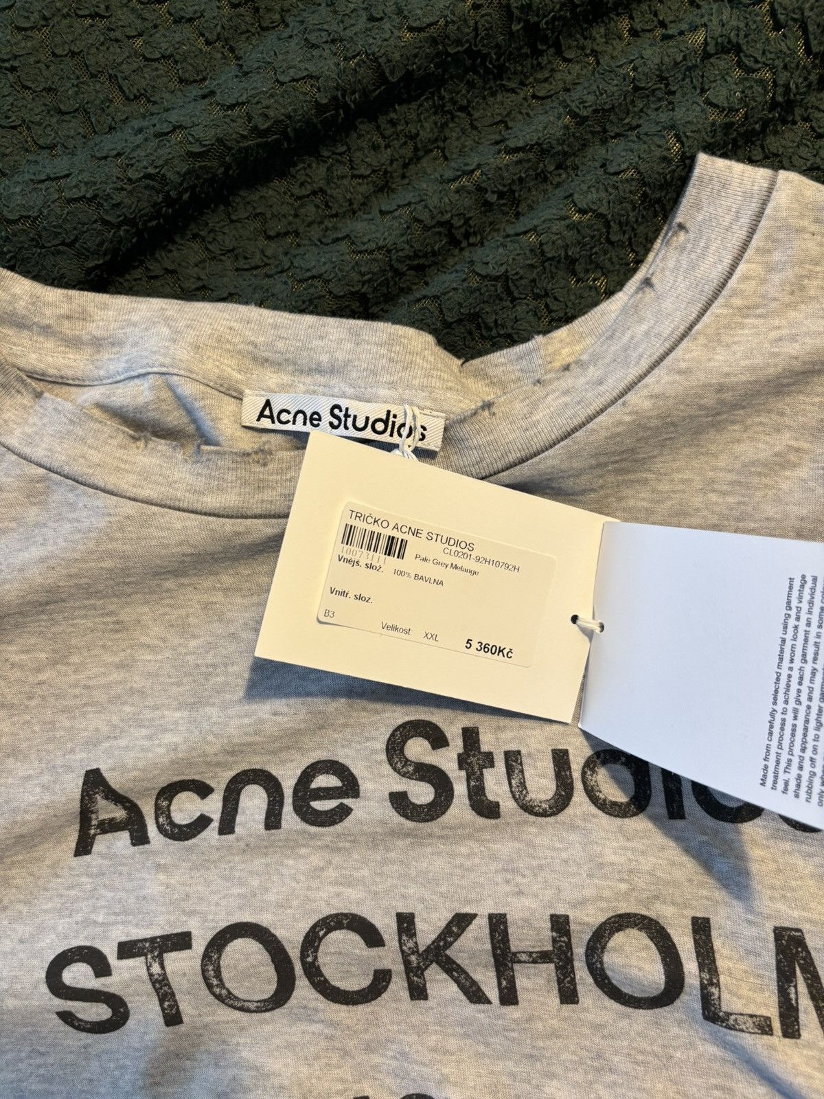 Acne Studios Acne Studios 1996 stockholm tee Size US XXL / EU 58 / 5 - 8 Thumbnail