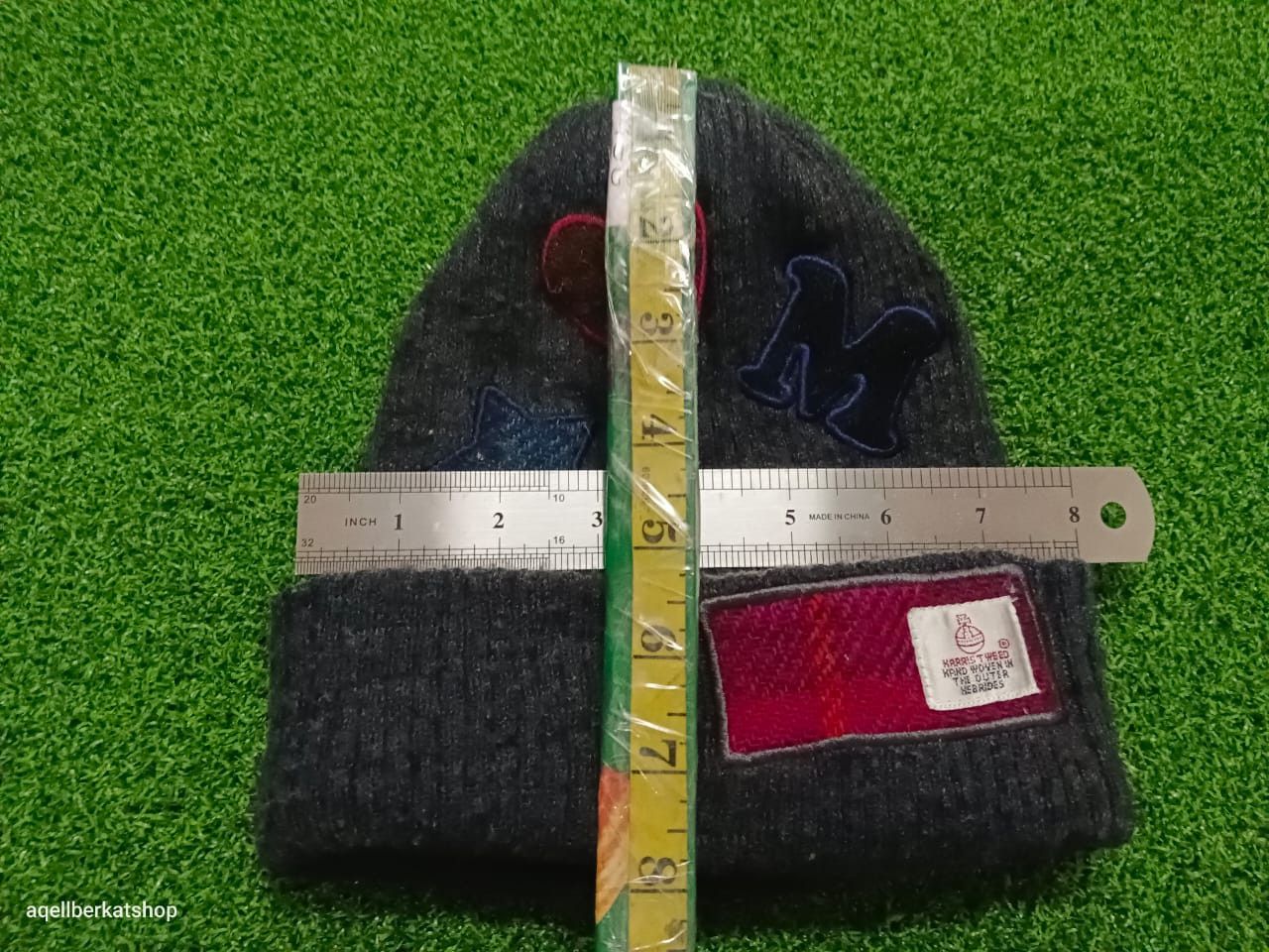 Harris Tweed CLOSSHI JAPAN X HARRIS TWEED Beanie Size ONE SIZE - 5 Thumbnail