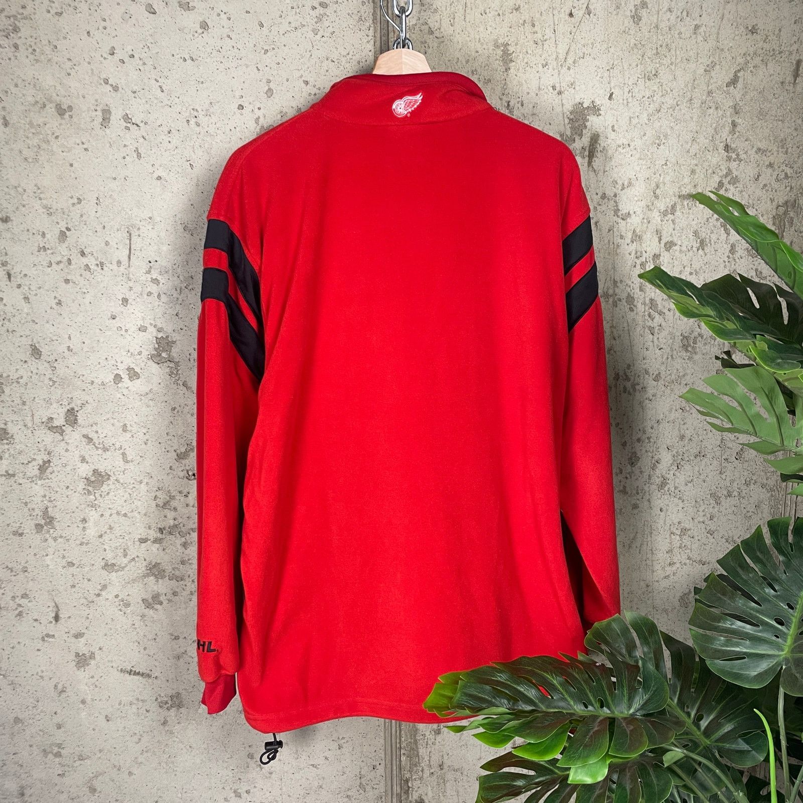 Lee L 90s Lee Sport Detroit Red Wings NHL Quarter Zip Fleece Size US L / EU 52-54 / 3 - 3 Thumbnail