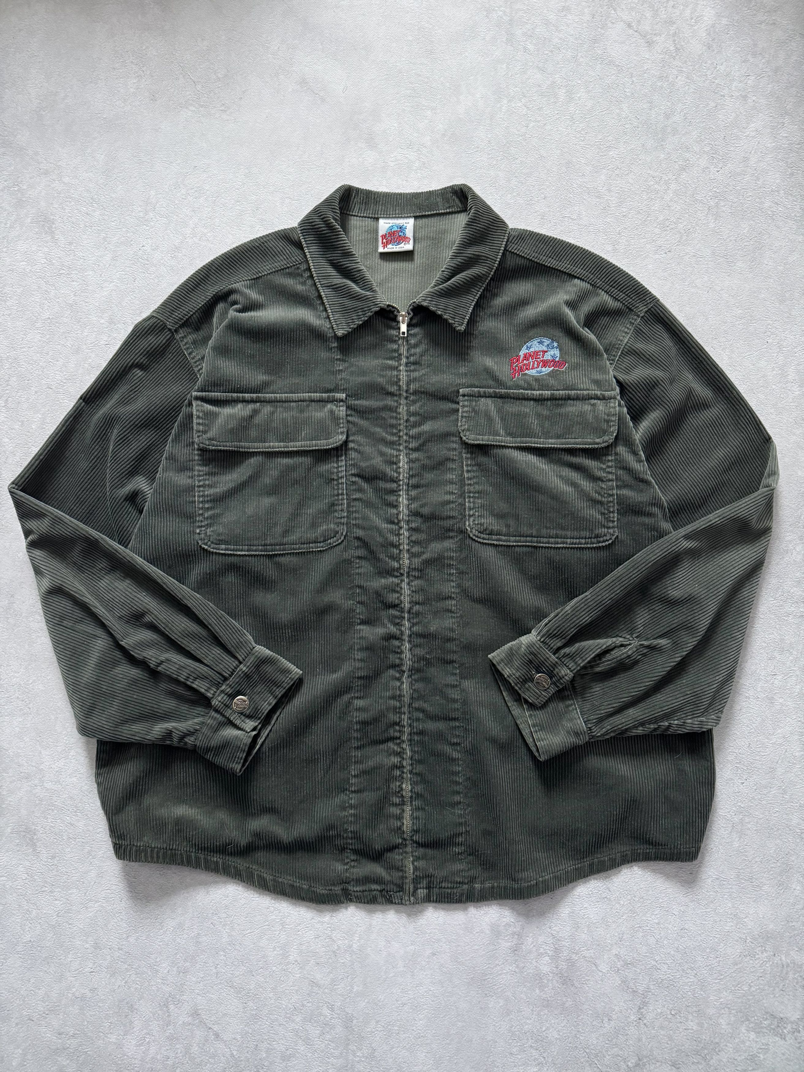 Planet Hollywood Vintage Planet Hollywood Overshirt Zip Jacket Size US XL / EU 56 / 4 - 5 Thumbnail